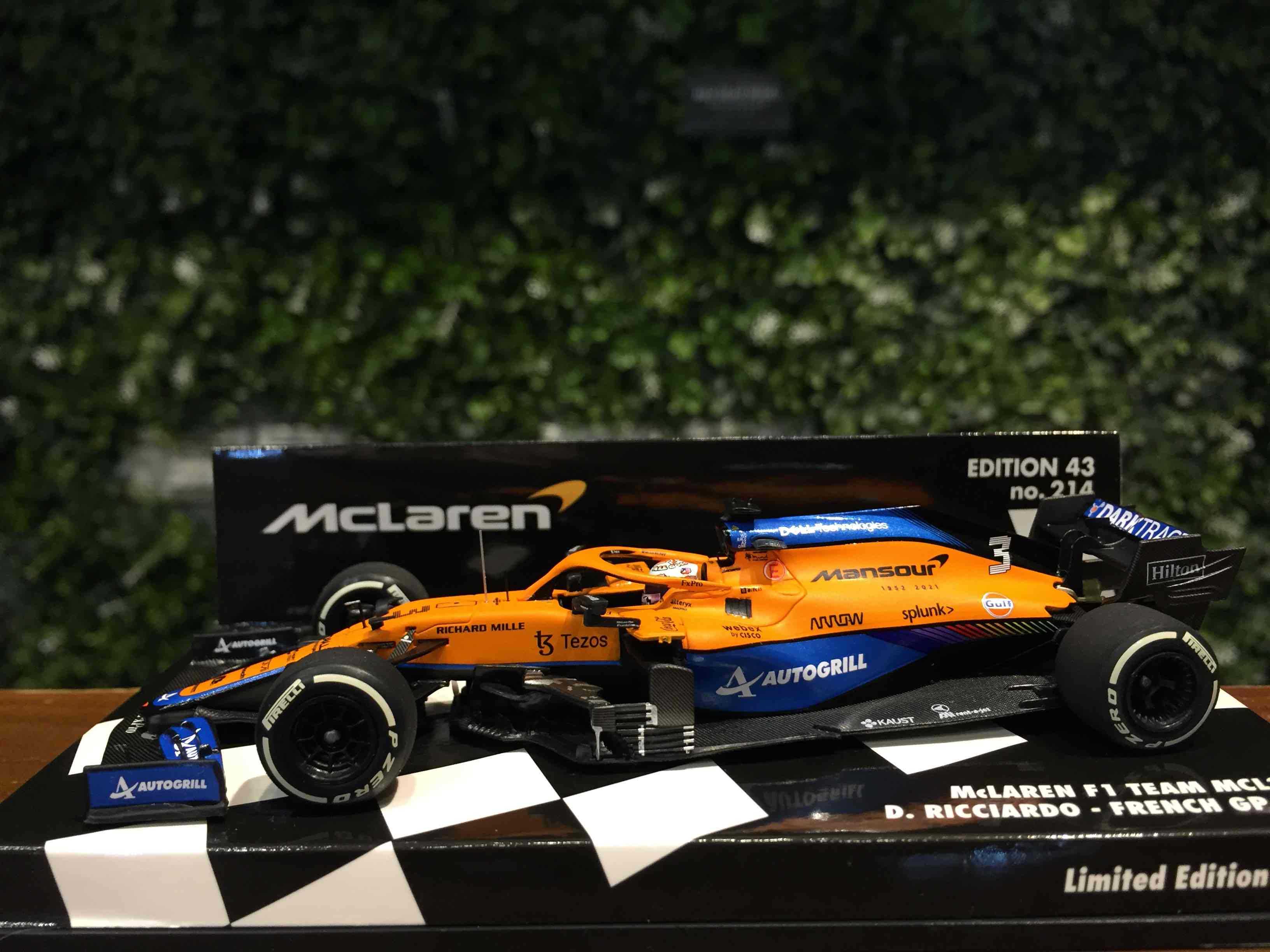 1/43 Minichamps McLaren MCL35M D.Ricciardo 537215103【MGM】