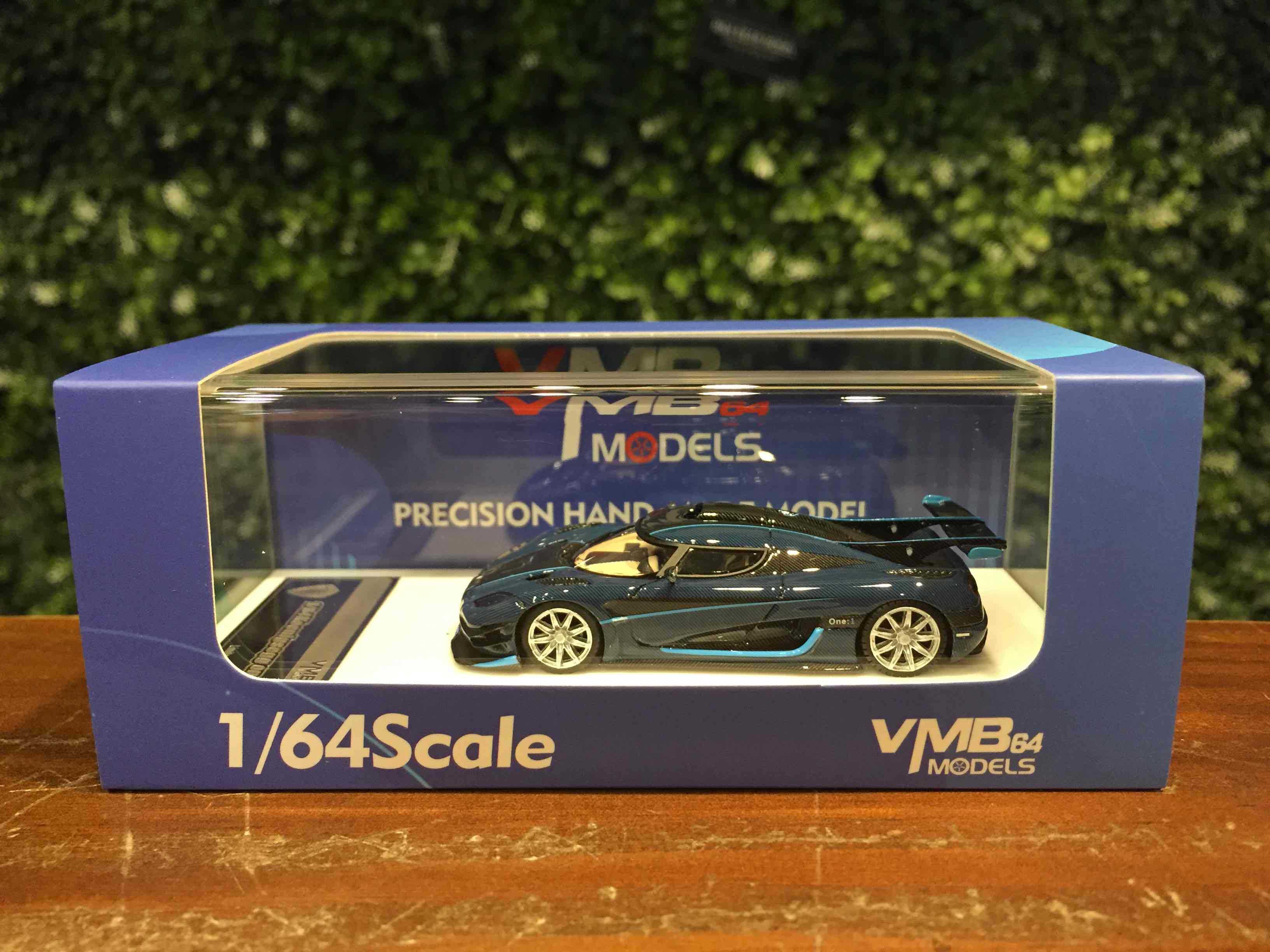 1/64 VMB Koenigsegg One 1 Blue/Carbon【MGM】
