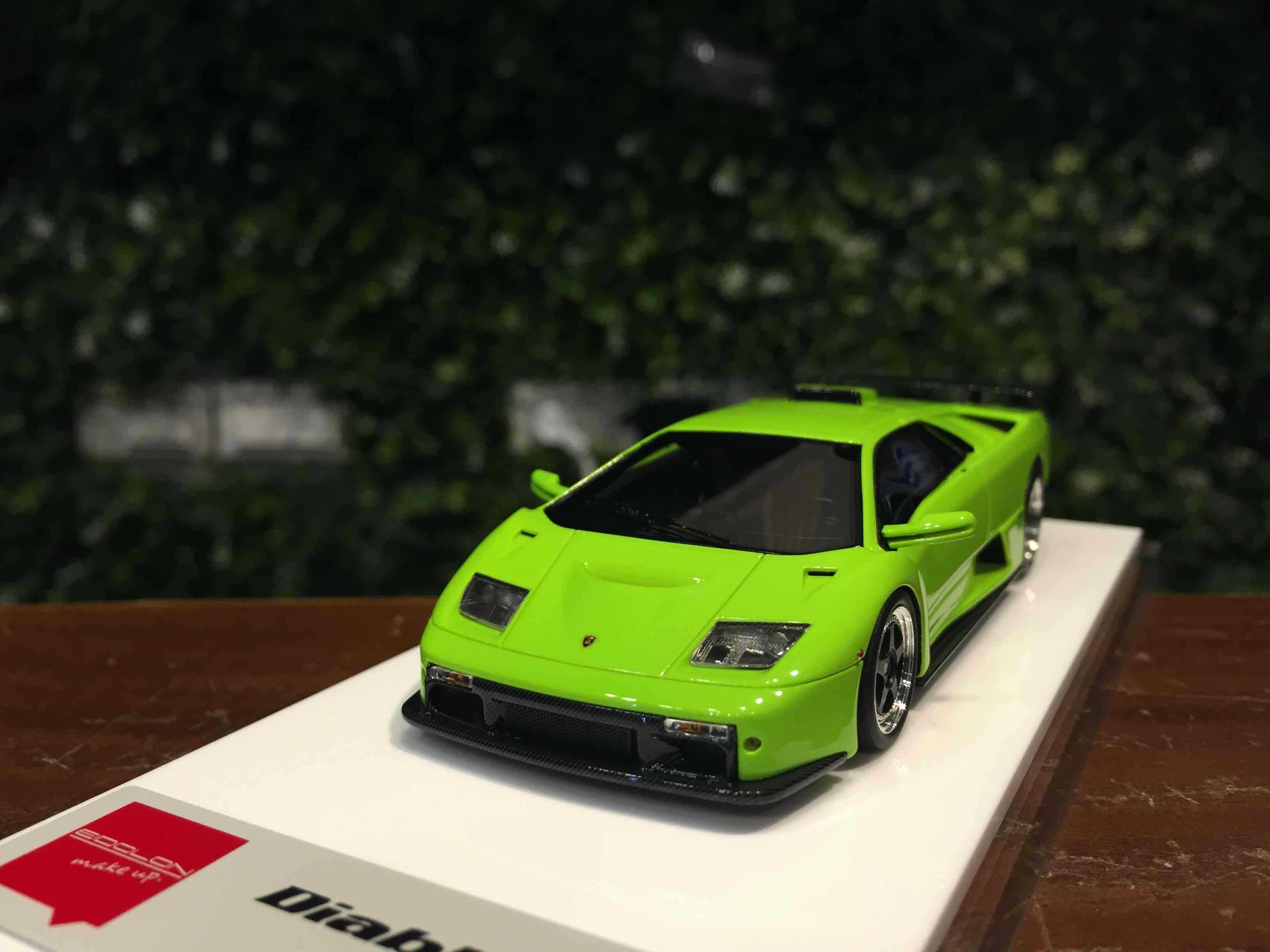1/43 MakeUp Lamborghini Diablo GT 1999 Verde EM782E【MGM】