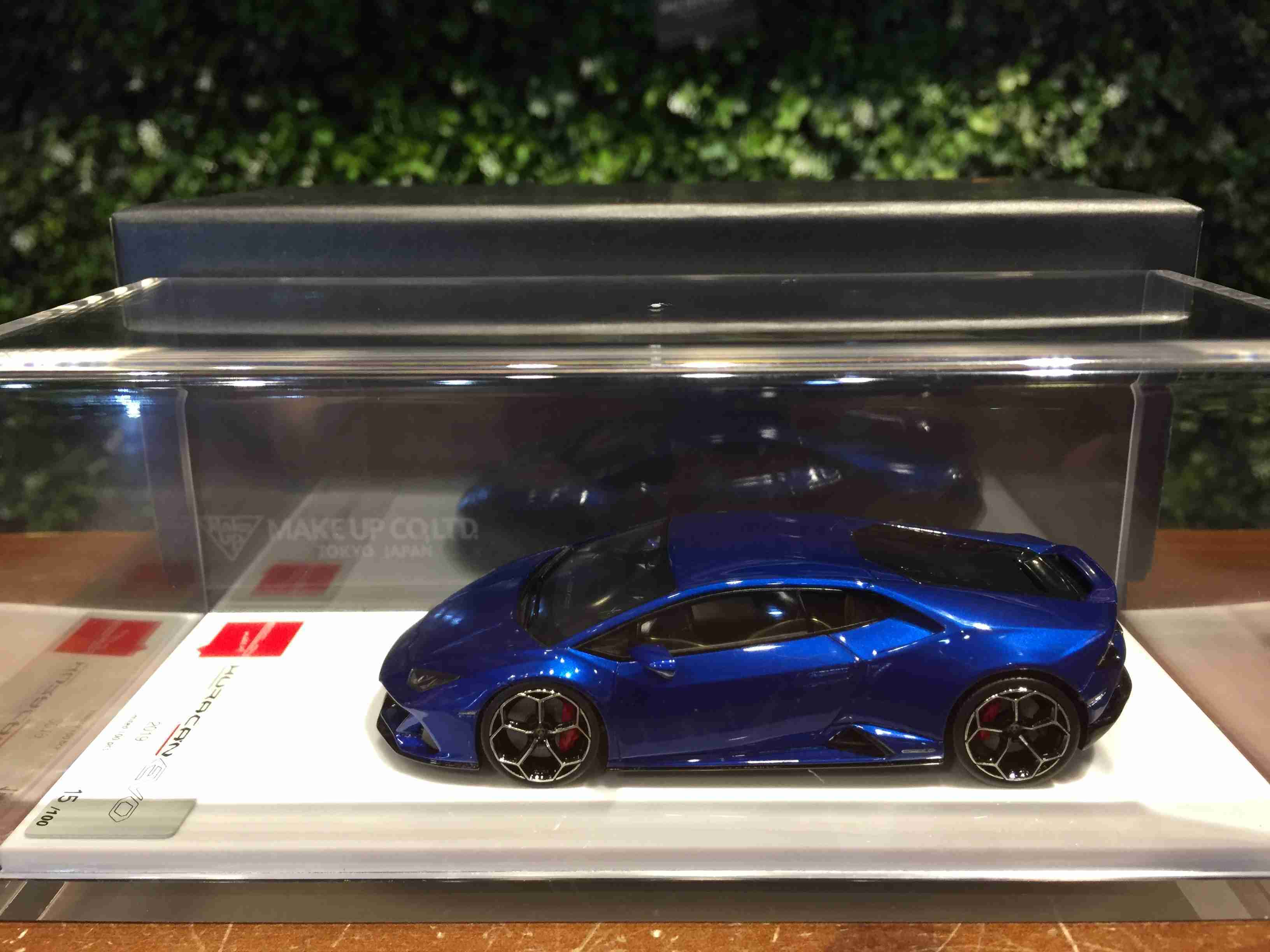 1/43 MakeUp Lamborghini Huracan EVO 2019 Blue EM518B【MGM】