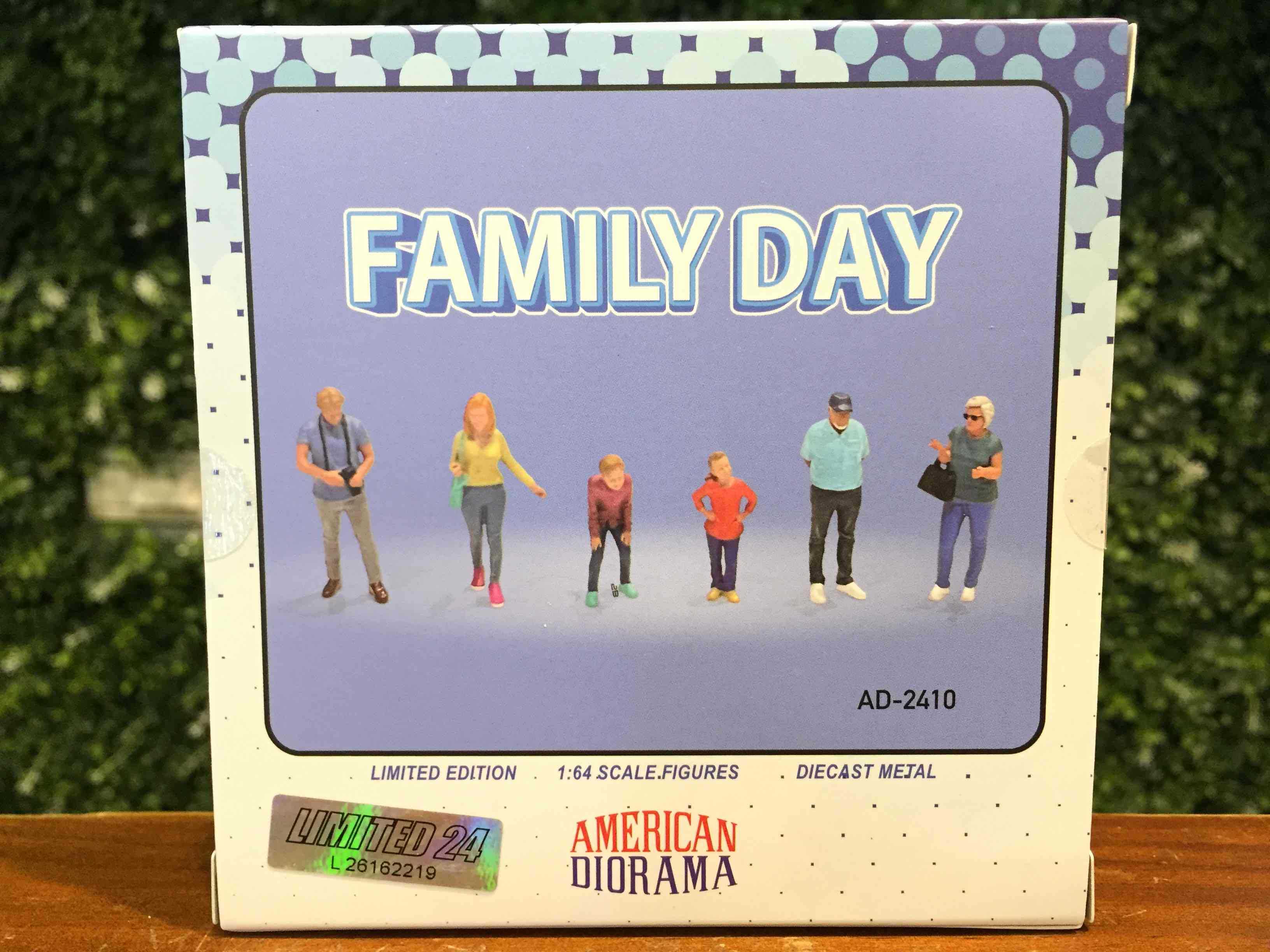 1/64 American 街景人偶 Family Day Figure Set AD2410【MGM】