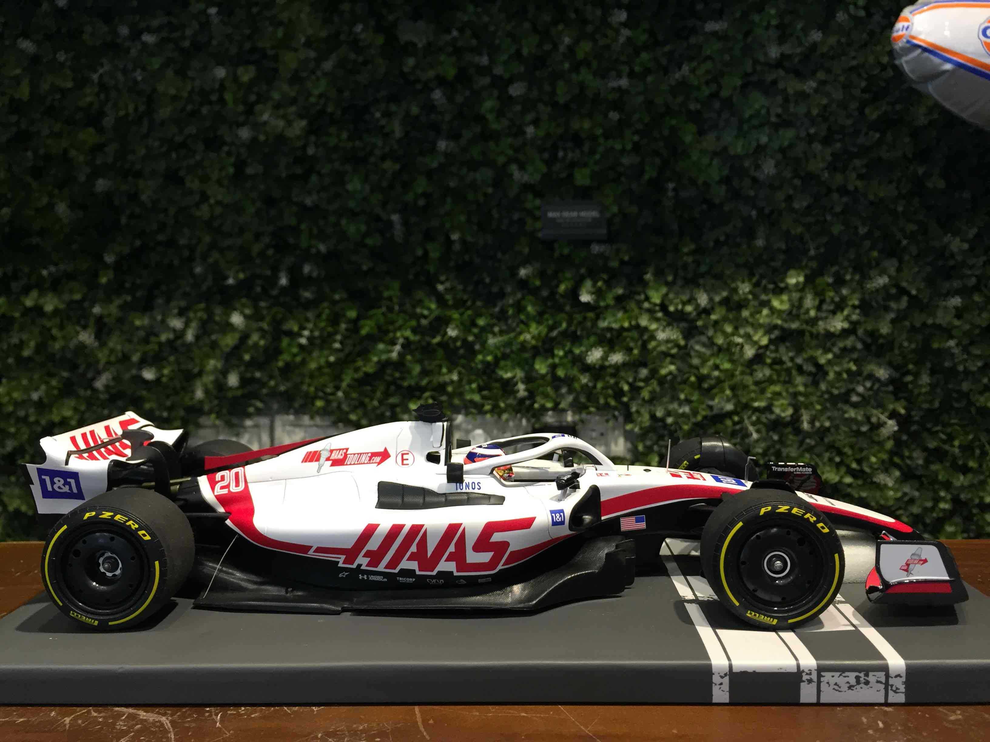 1/18 Minichamps HAAS VF22 F1 Kevin Magnussen 117221020【MGM】