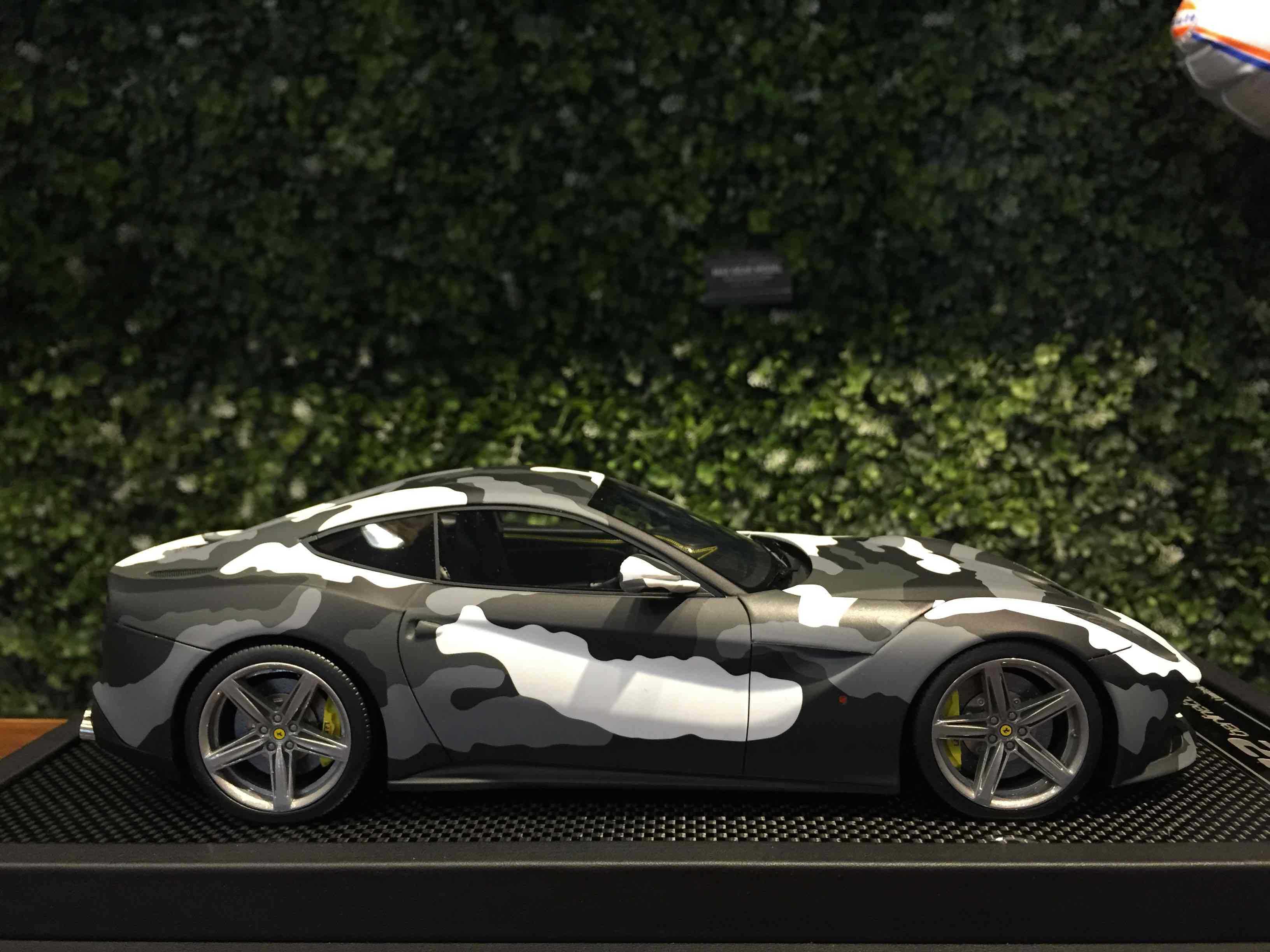 Loud camo wrapped Ferrari F12 in Monaco! 