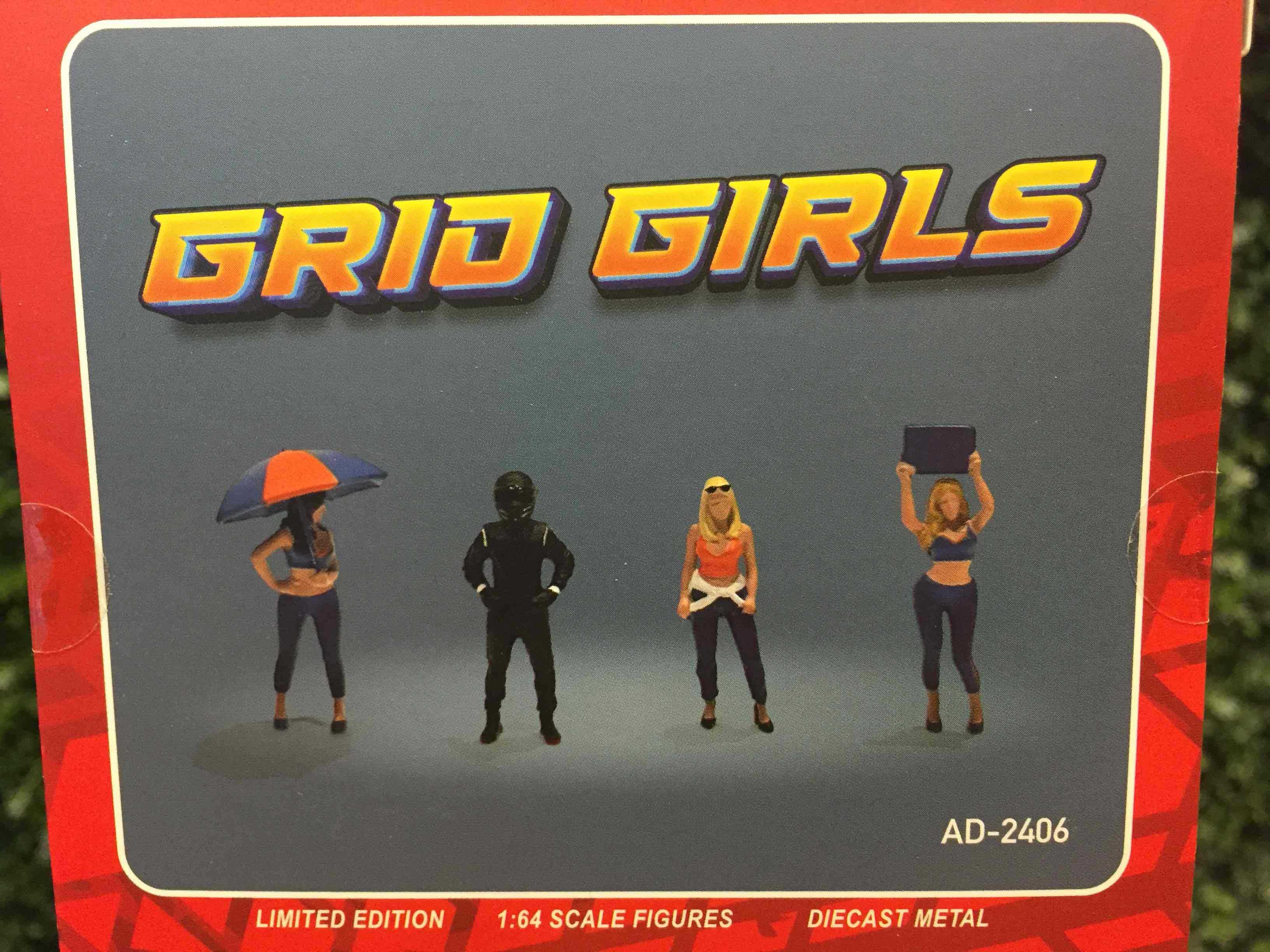 1/64 American 街景人偶 Grid Girls Figure AD2406【MGM】