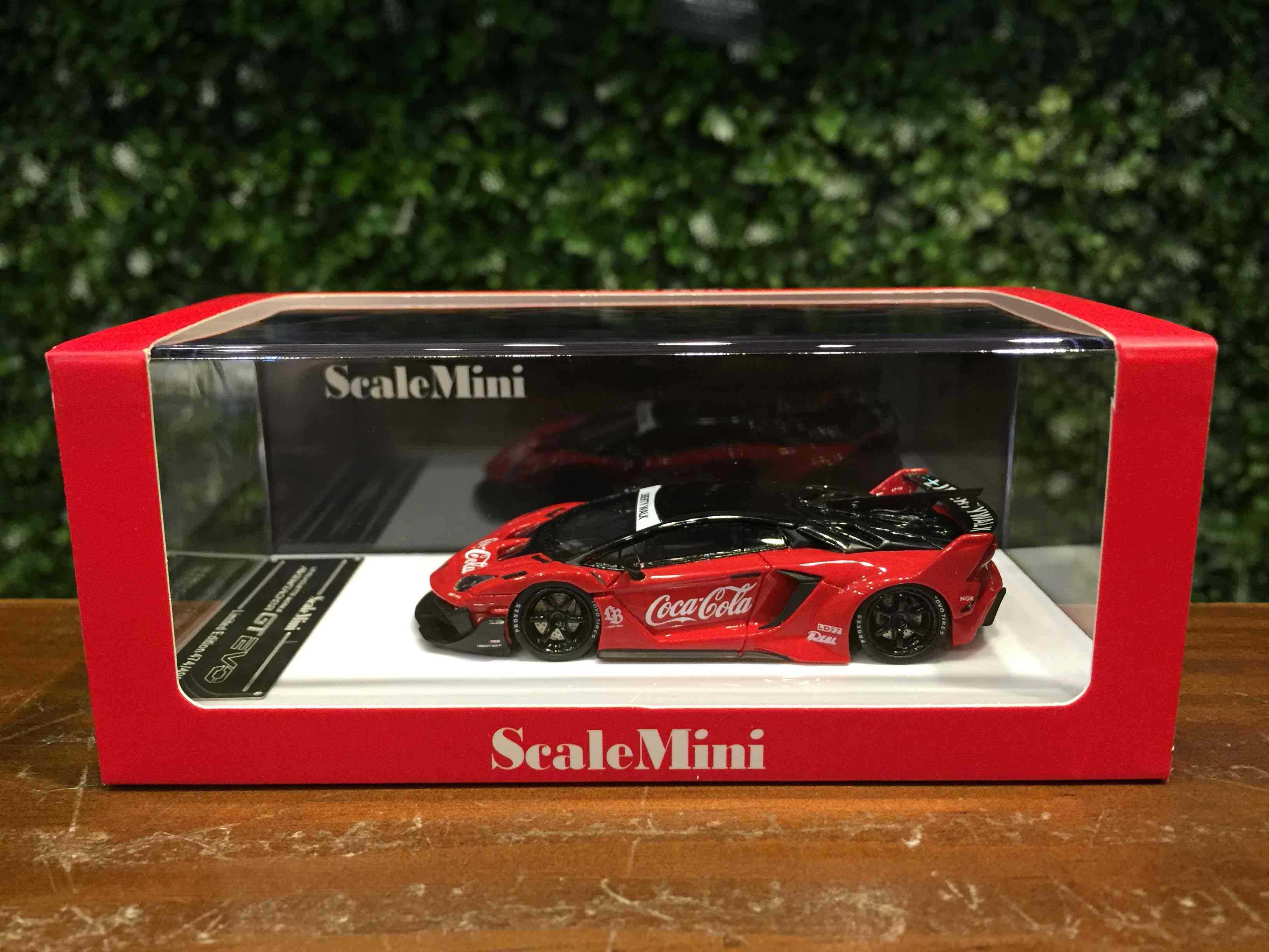 1/64 ScaleMini LBWK Aventador GT EVO Coca Cola【MGM】