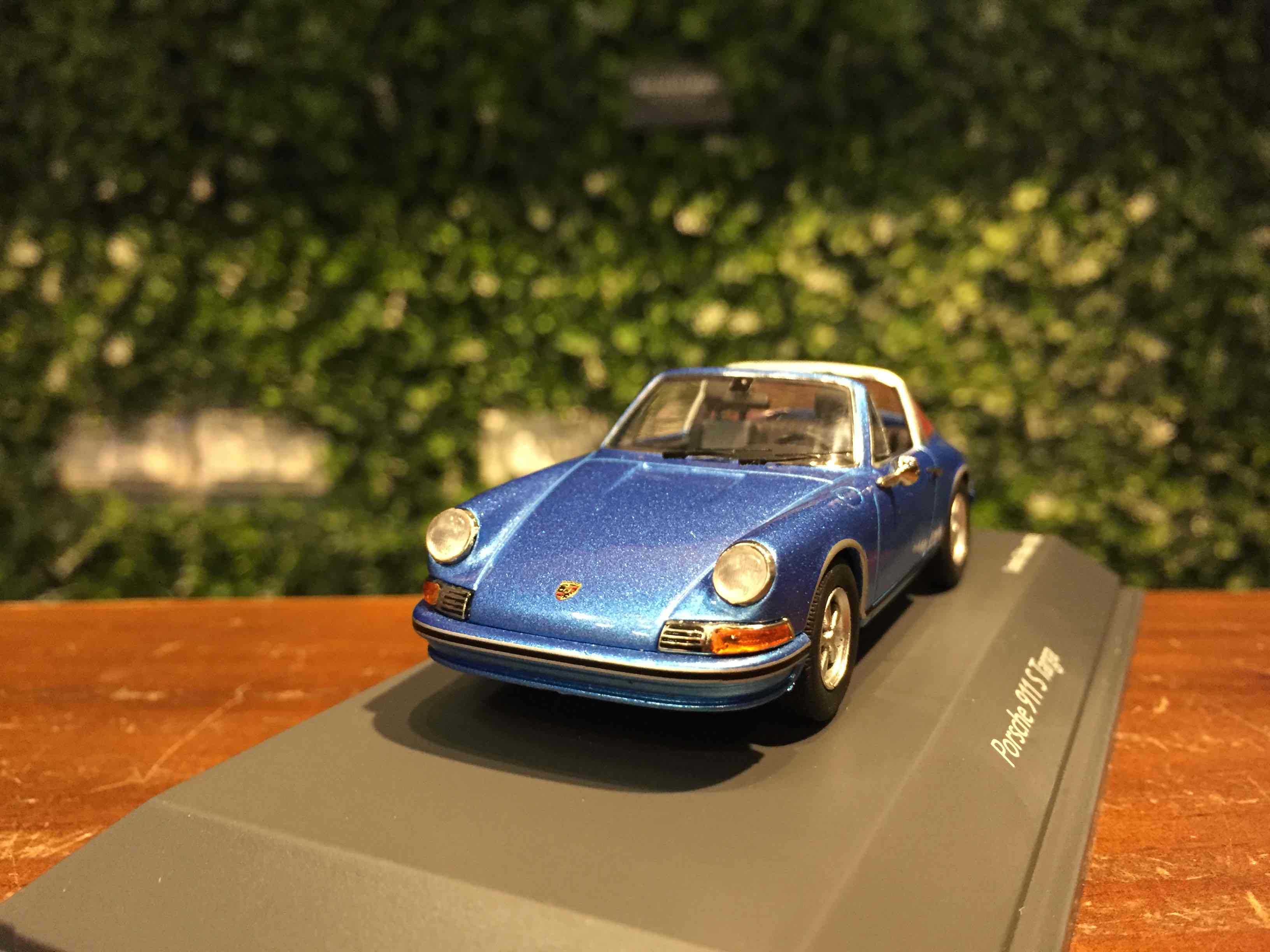 1/43 Schuco Porsche 911 S Targa 1971 Blue 450367700【MGM】