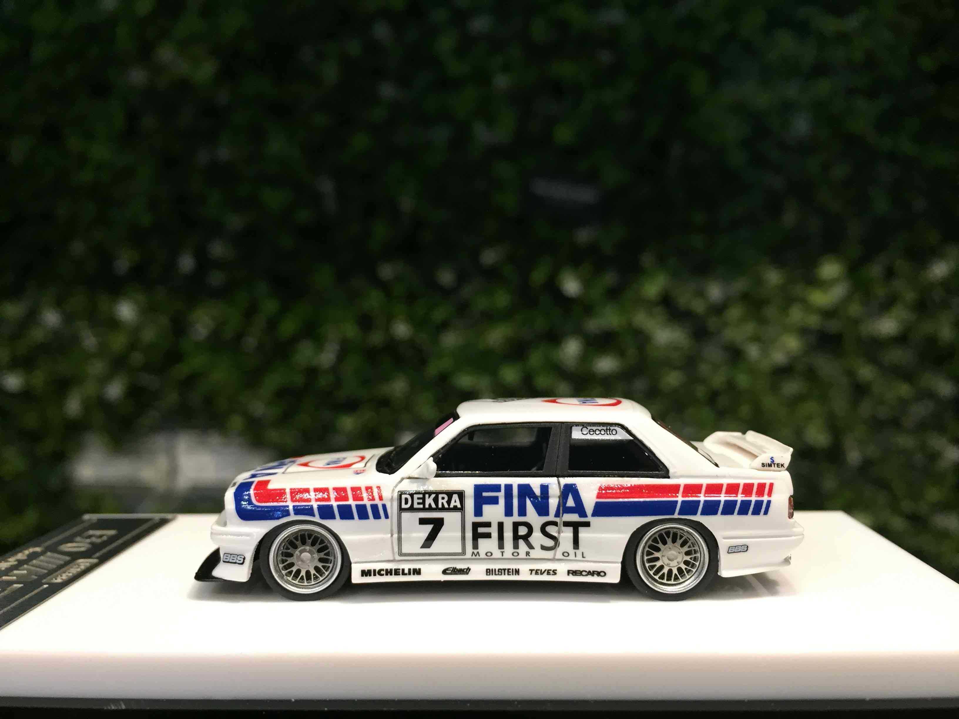 1/64 ScaleMini BMW M3 E30 Fina SM6423004D【MGM】