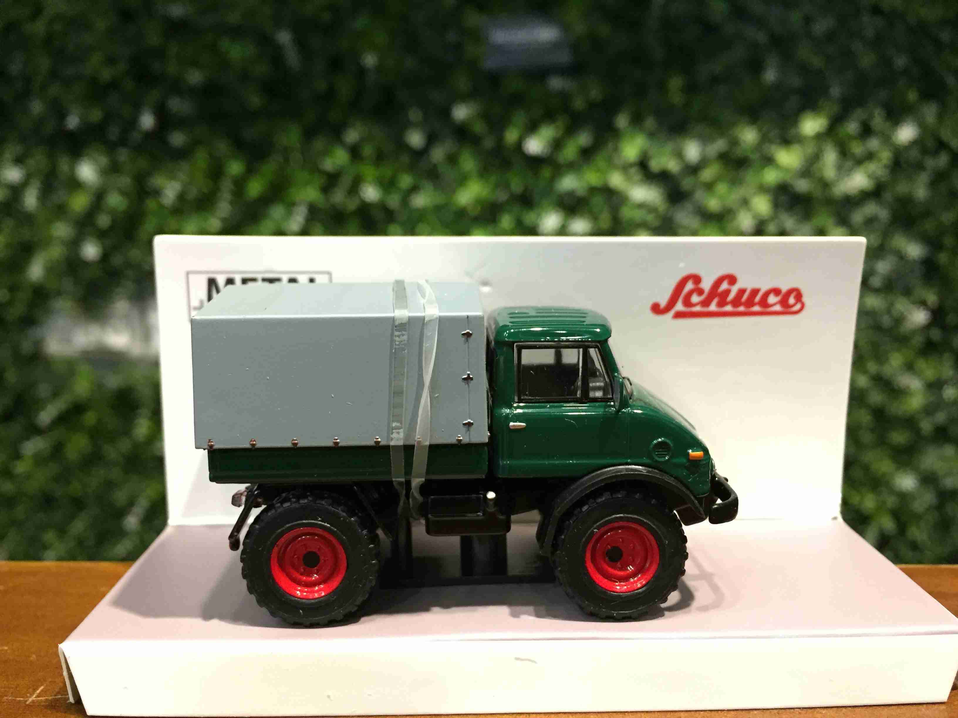 1/64 Schuco Unimog U406 Dark Green 452015800【MGM】