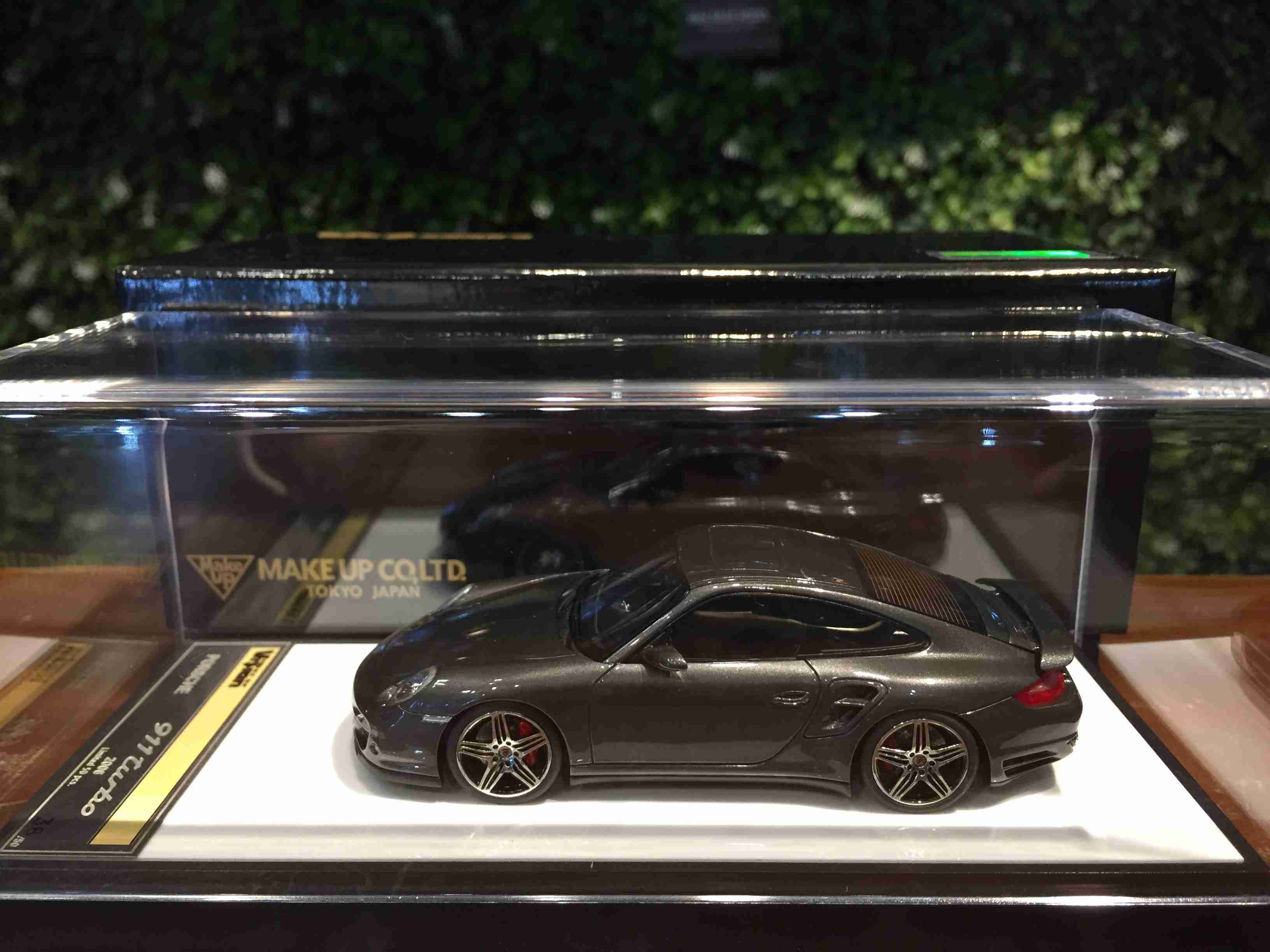 1/43 MakeUp Porsche 911 (997) Turbo 2006 Gray VM190F【MGM】