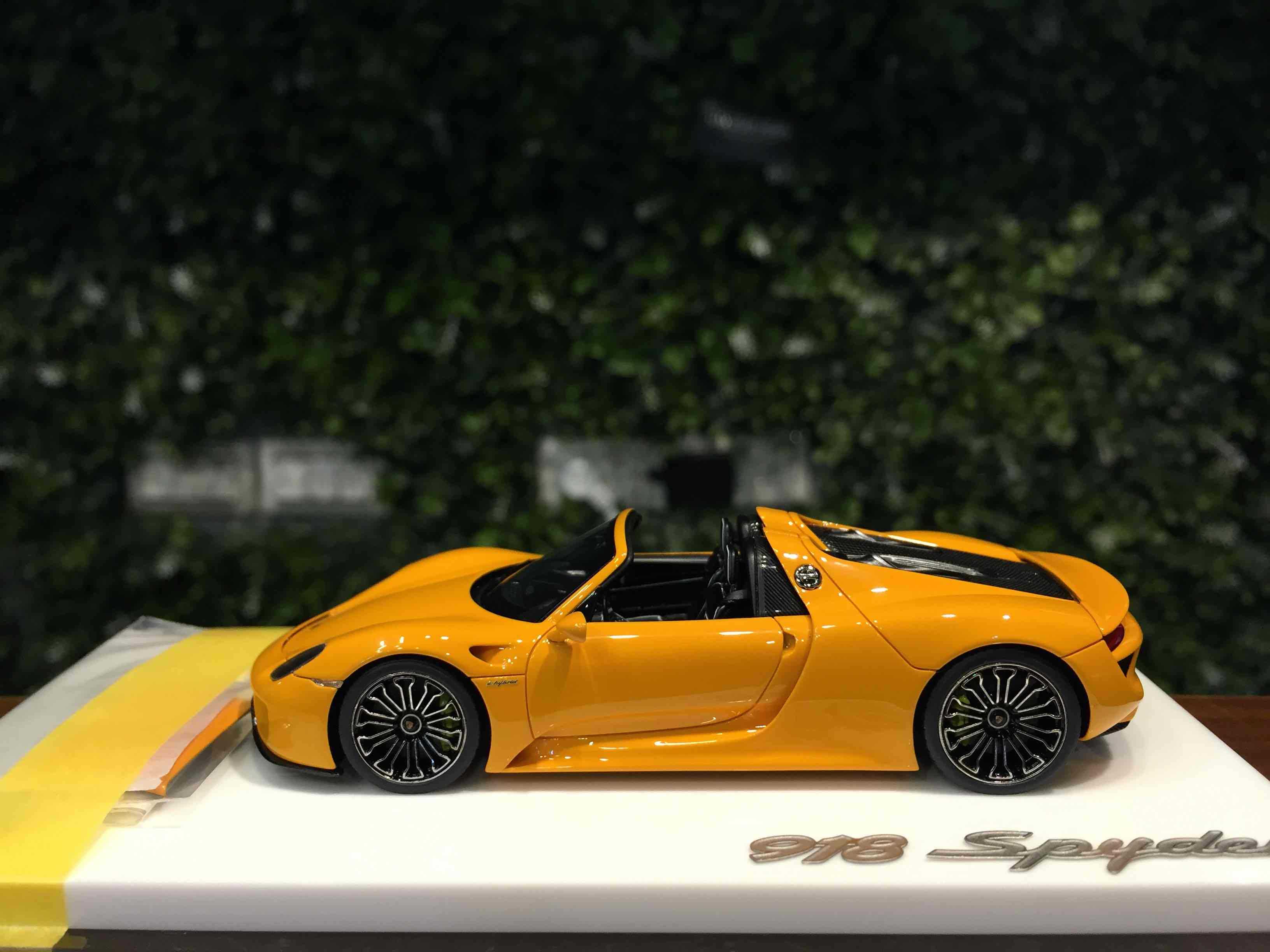 1/43 MakeUp Porsche 918 Spyder 2011 SignalYellow EM568D【MGM