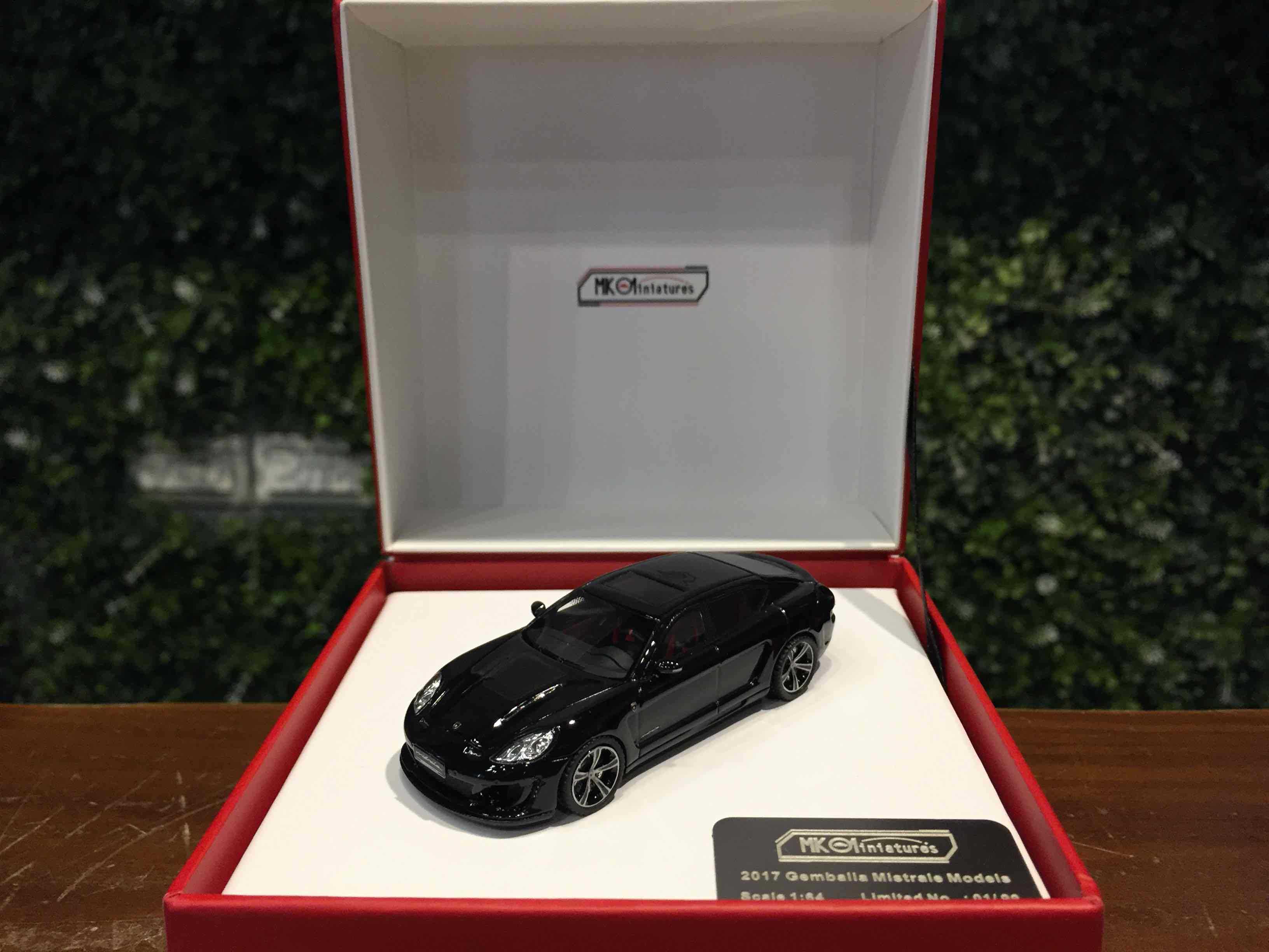 1/64 MK Gemballa Mistrale Porsche Panamera Black MK0605【MGM】