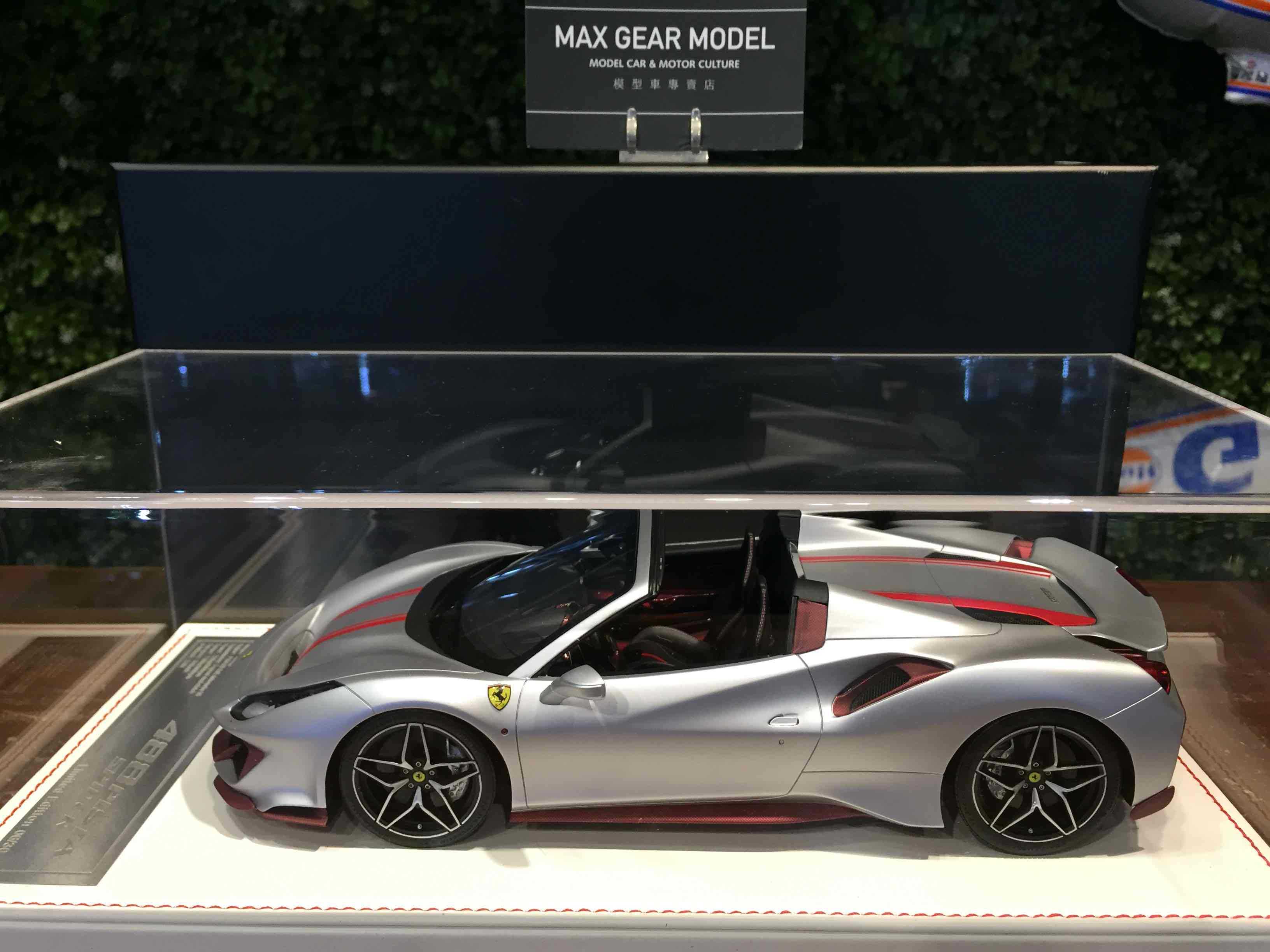 1/18 DinoModel Ferrari 488 Pista Spider Silver FPS010A【MGM】