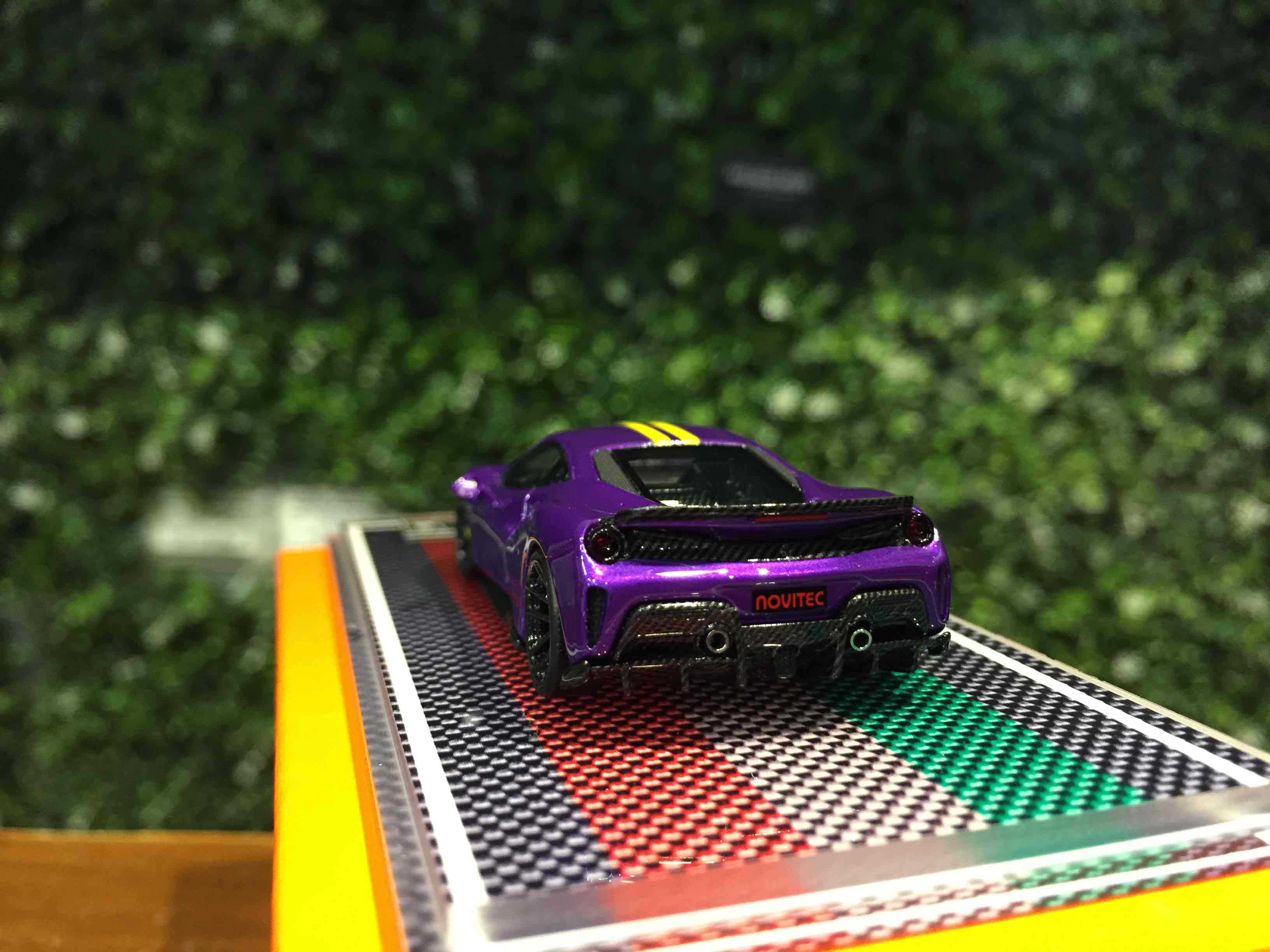 1/64 U2 Novitec Ferrari 488 Pista Purple【MGM】