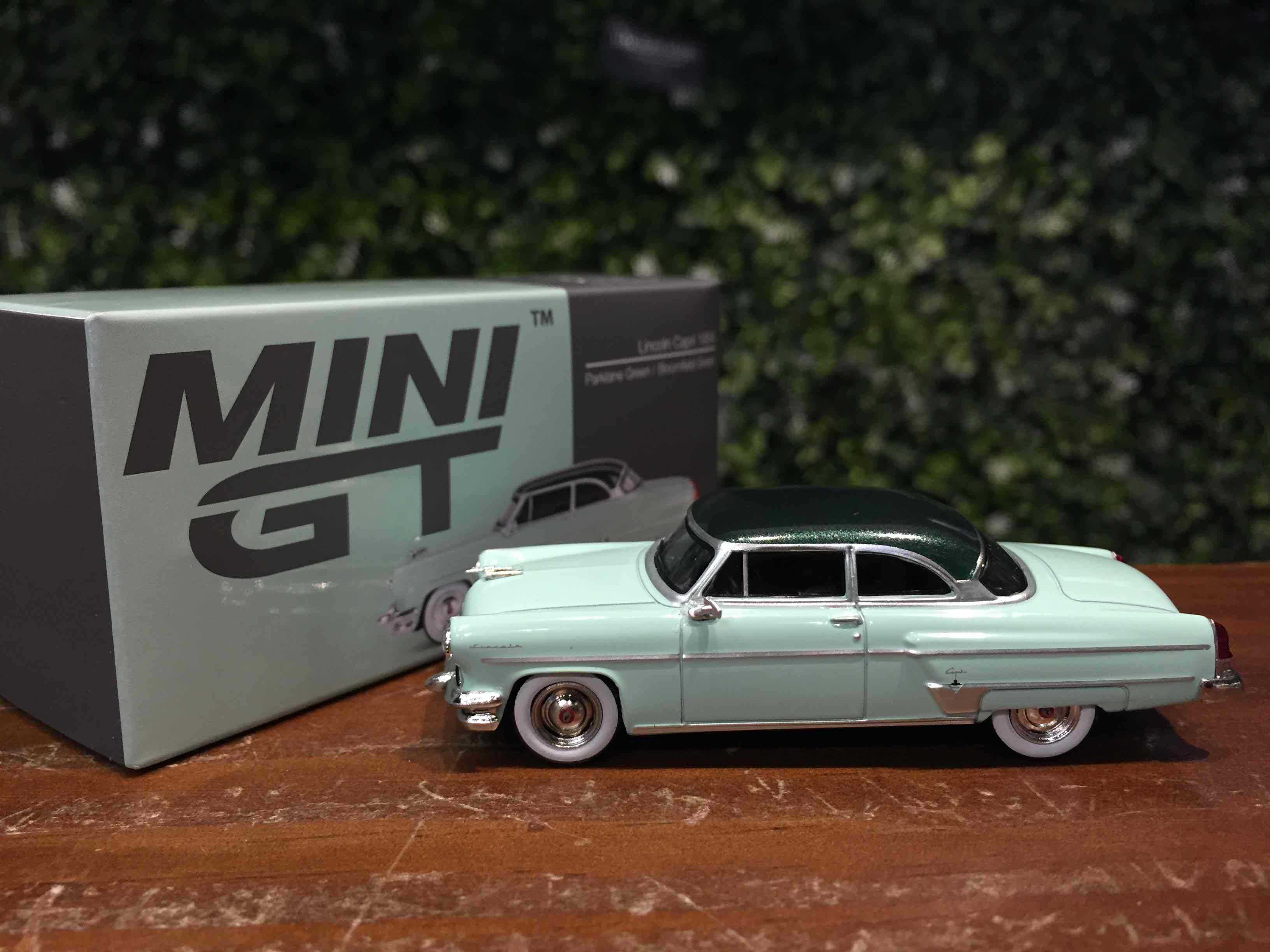 1/64 MiniGT Lincoln Capri 1954 Parklane Green MGT00623L【MGM】