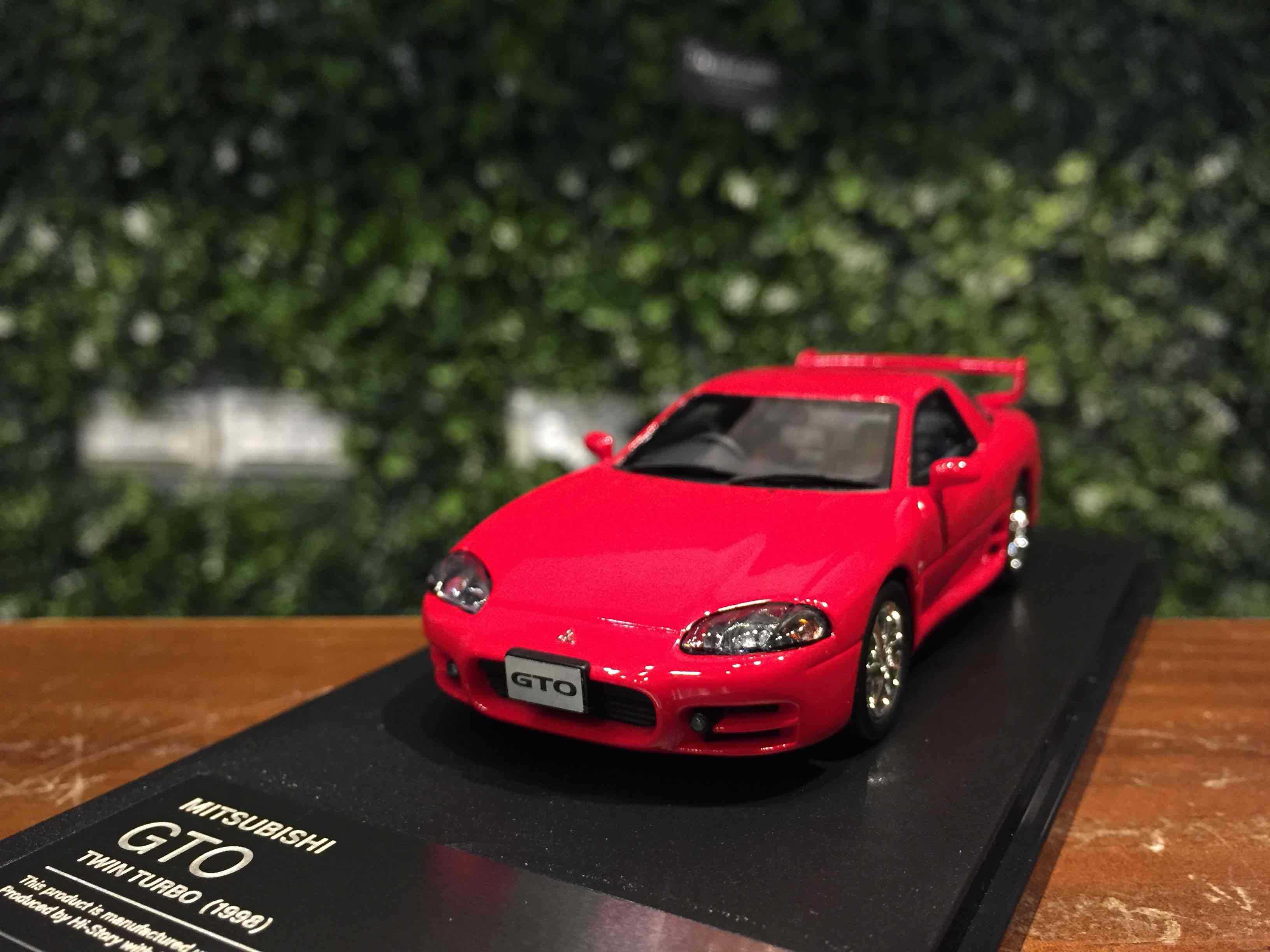 1/43 Hi-Story Mitsubishi GTO Twin Turbo 1998 HS442RE【MGM】