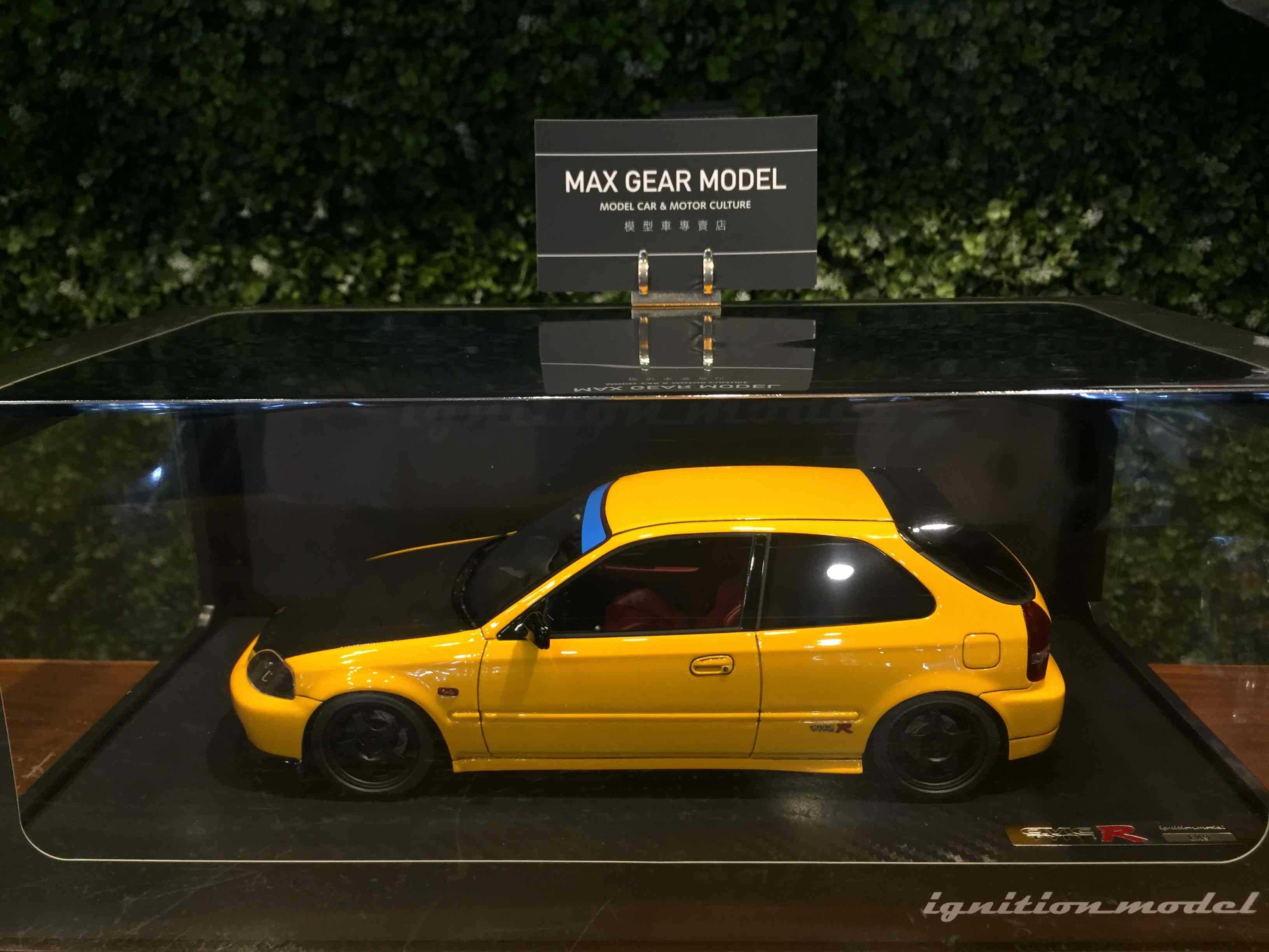 1/18 Ignition Honda Civic (EK9) Type R Yellow IG2676【MGM】