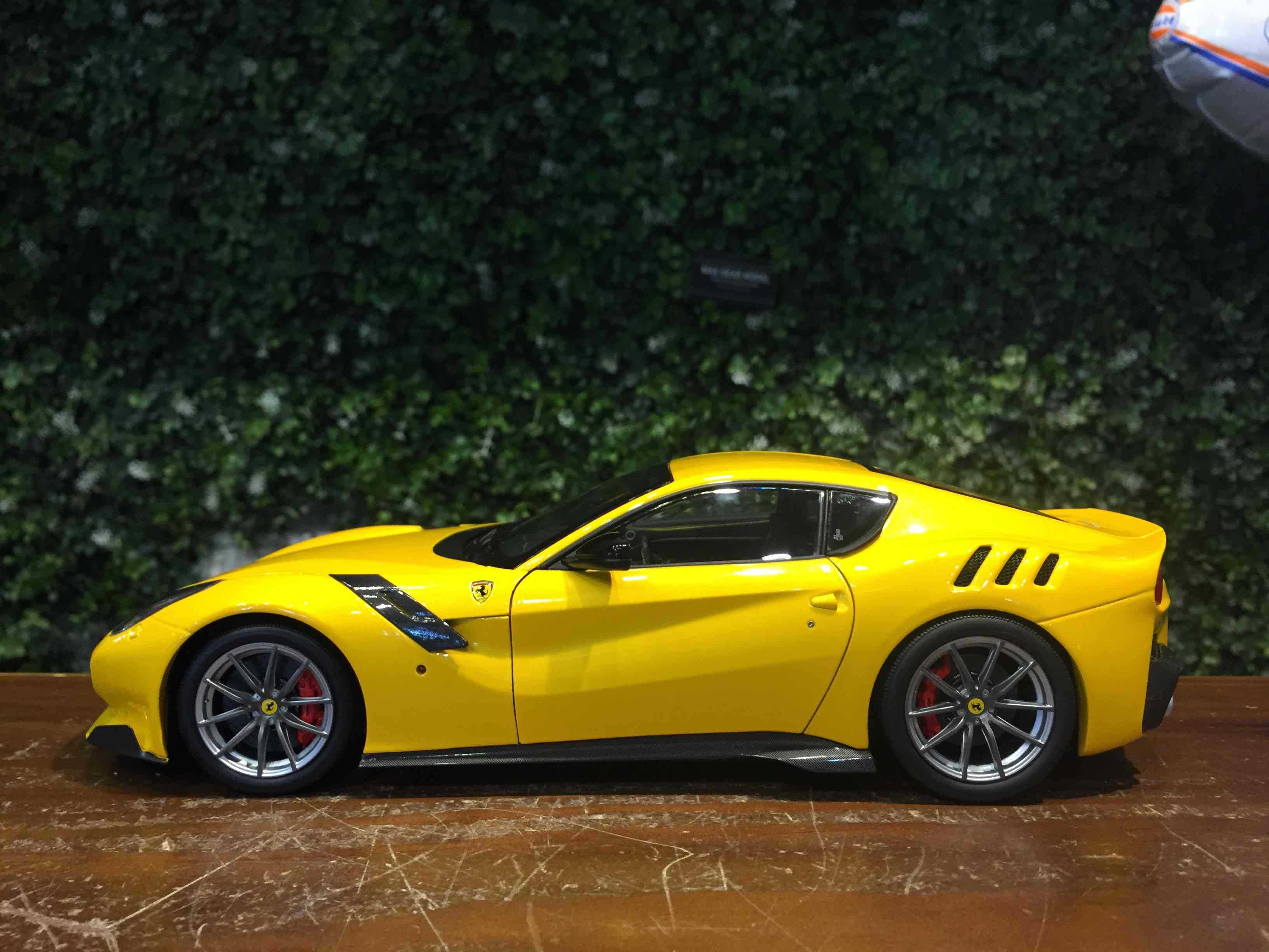 1/18 BBR Ferrari F12 TDF Giallo Tri-Strato BBR182100【MGM】