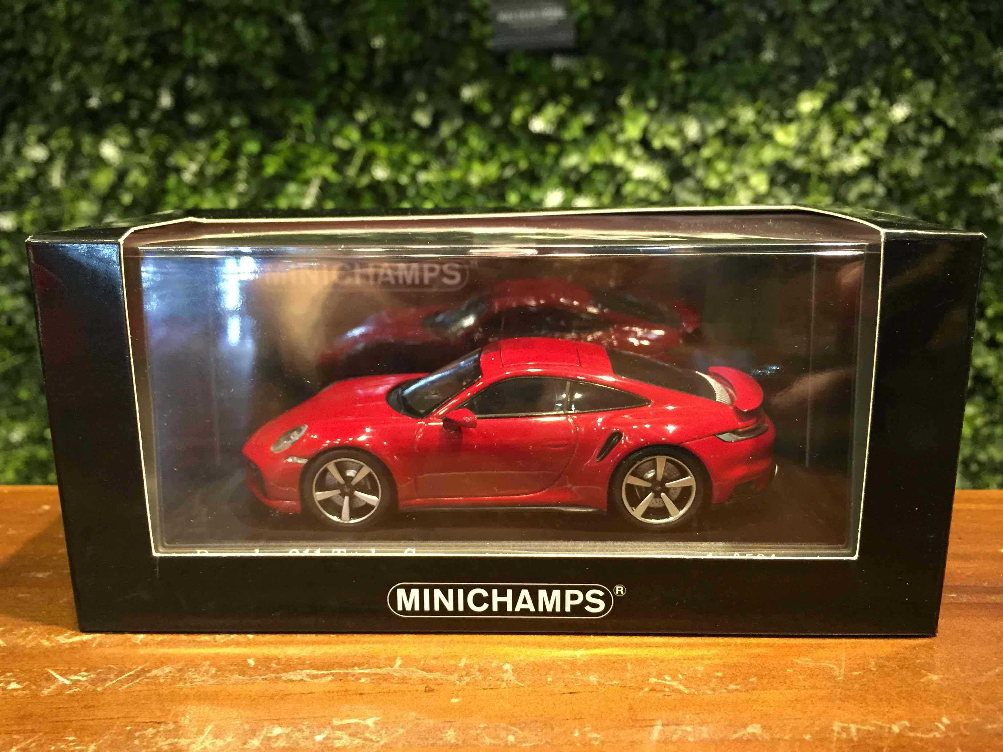 1/43 Minichamps Porsche 911 (992) Turbo S Red 410069475【MGM】