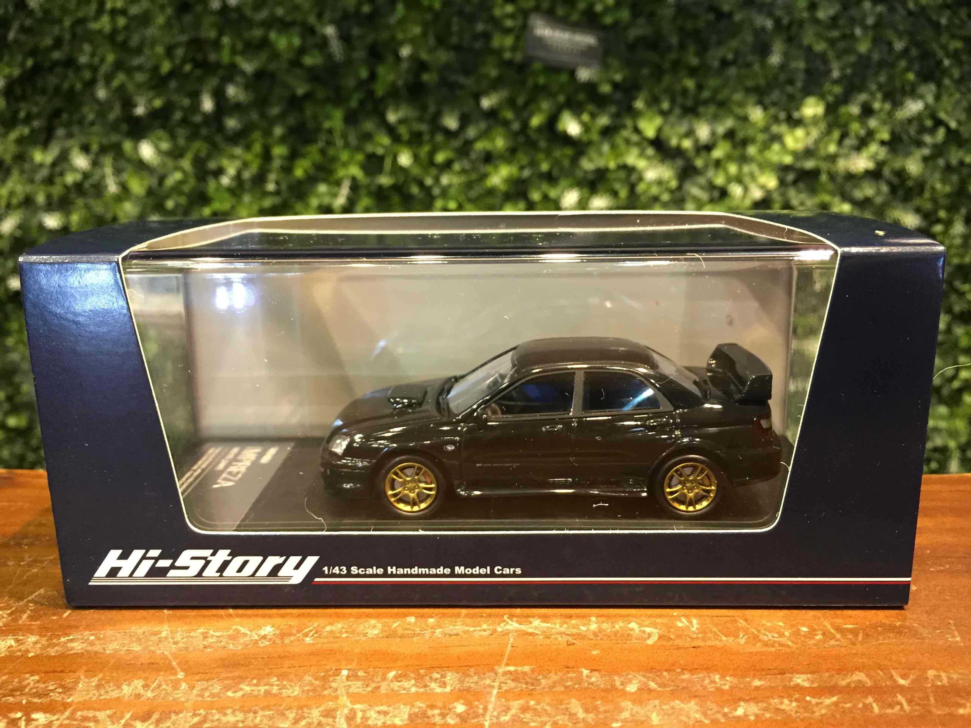 1/43 Hi-Story Subaru Impreza WRX STI 2002 Black HS433BK【MGM】