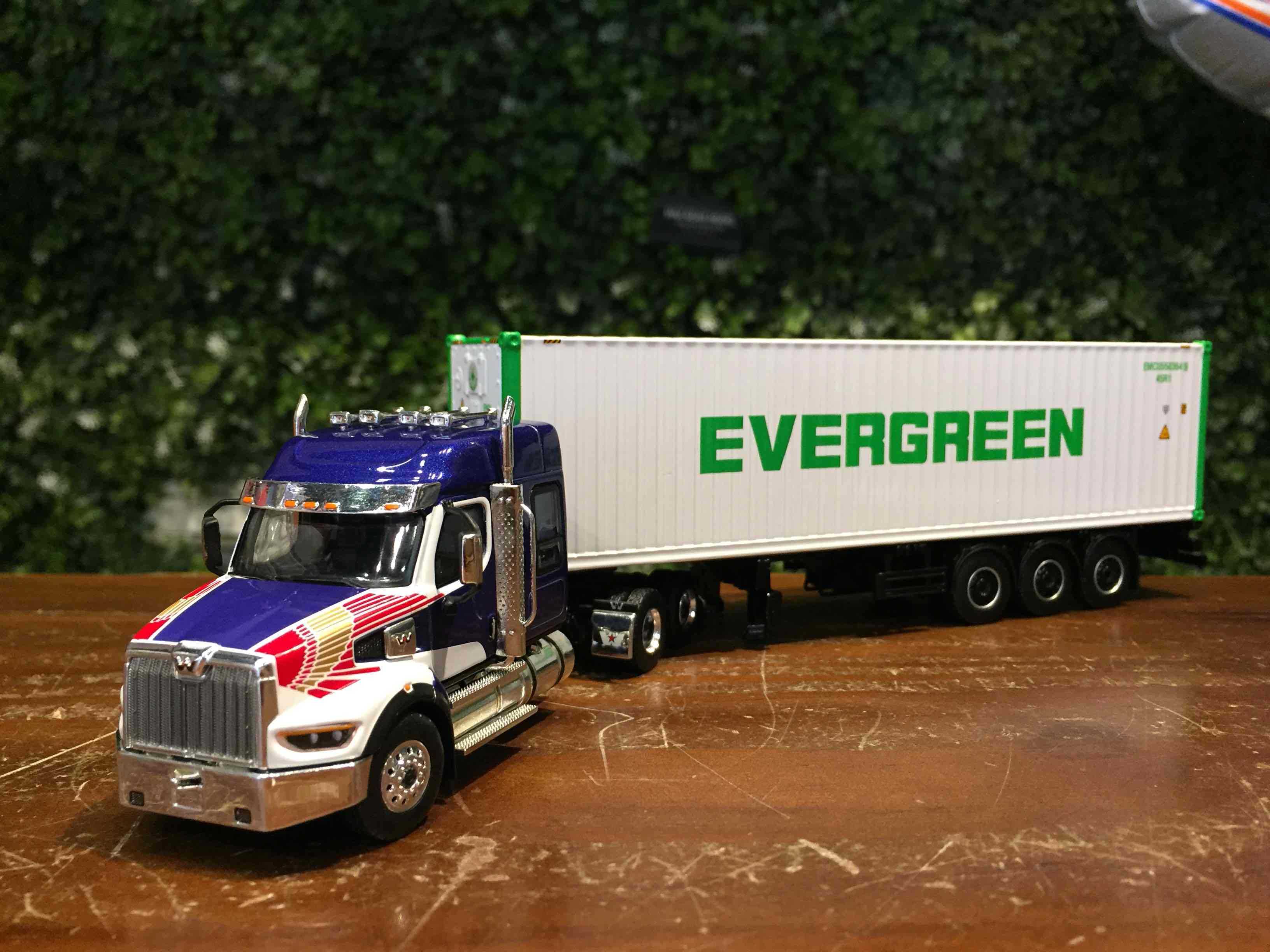 1/64 MiniGT Western Star 49X 40ft EverGreen MGT00597L【MGM】