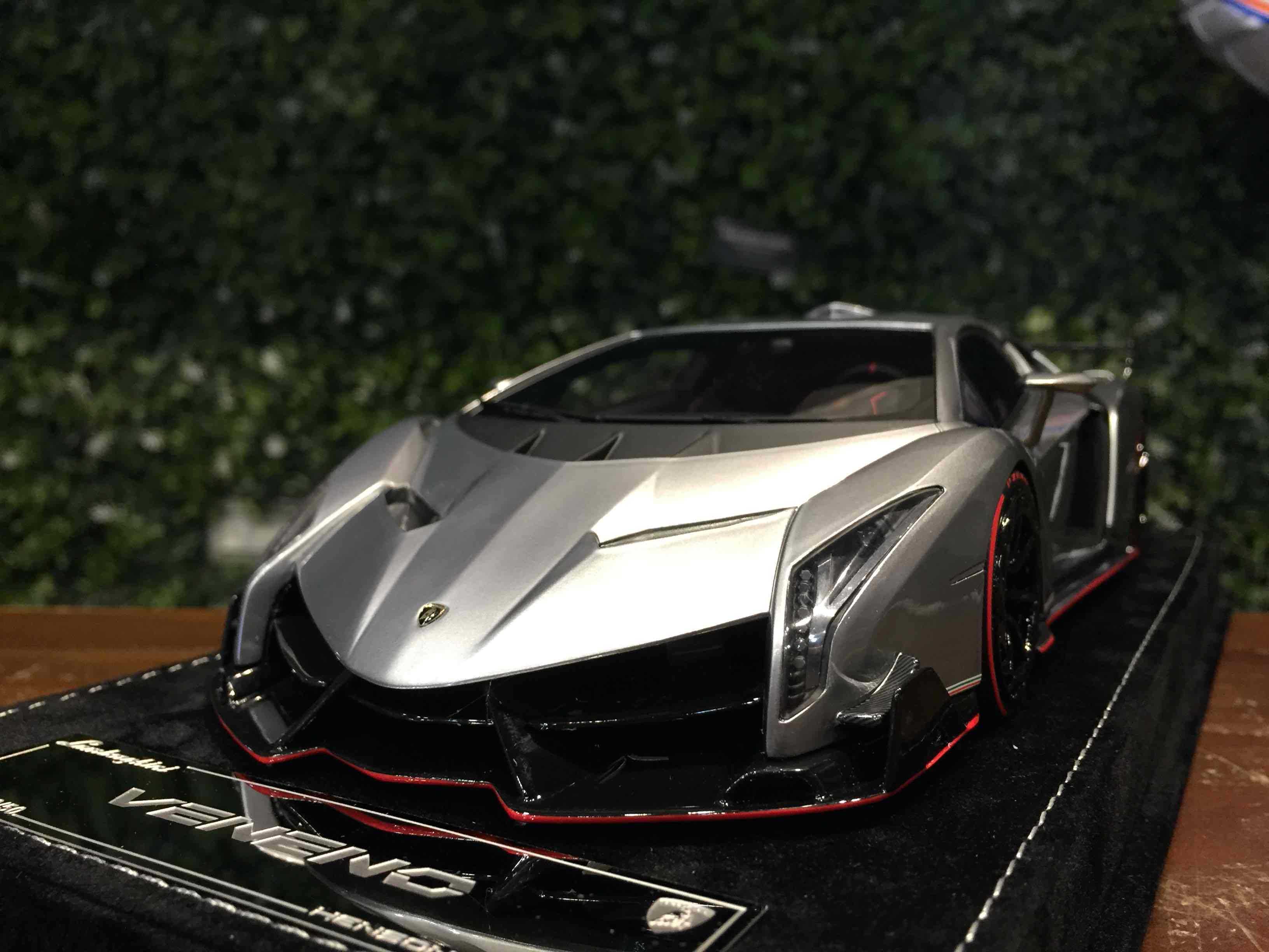 1/18 HH Model Lamborghini Veneno Grigio HHJL231001L【MGM】