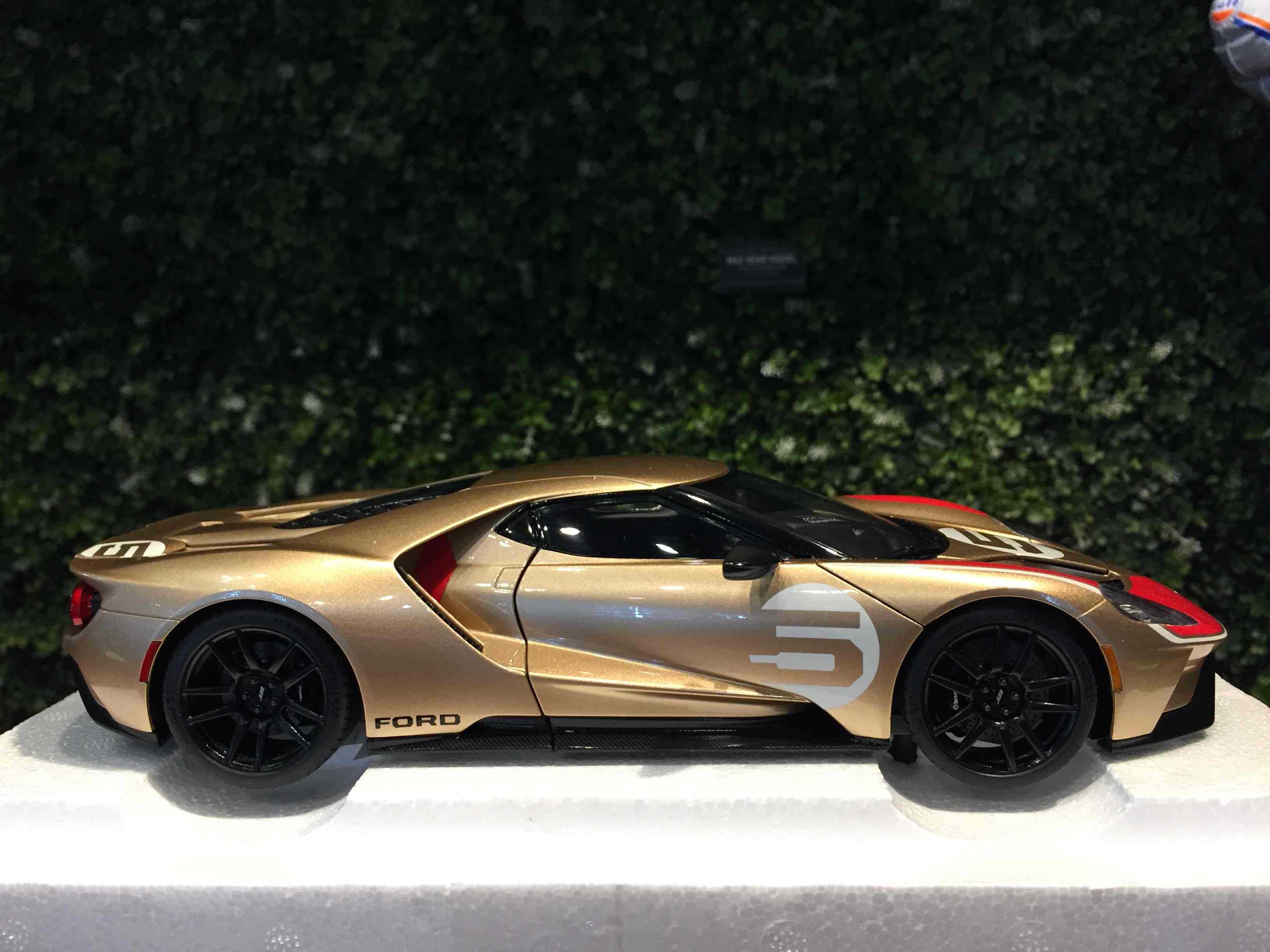 1/18 AUTOart Ford GT Heritage Edition Gold/Red 72928【MGM】