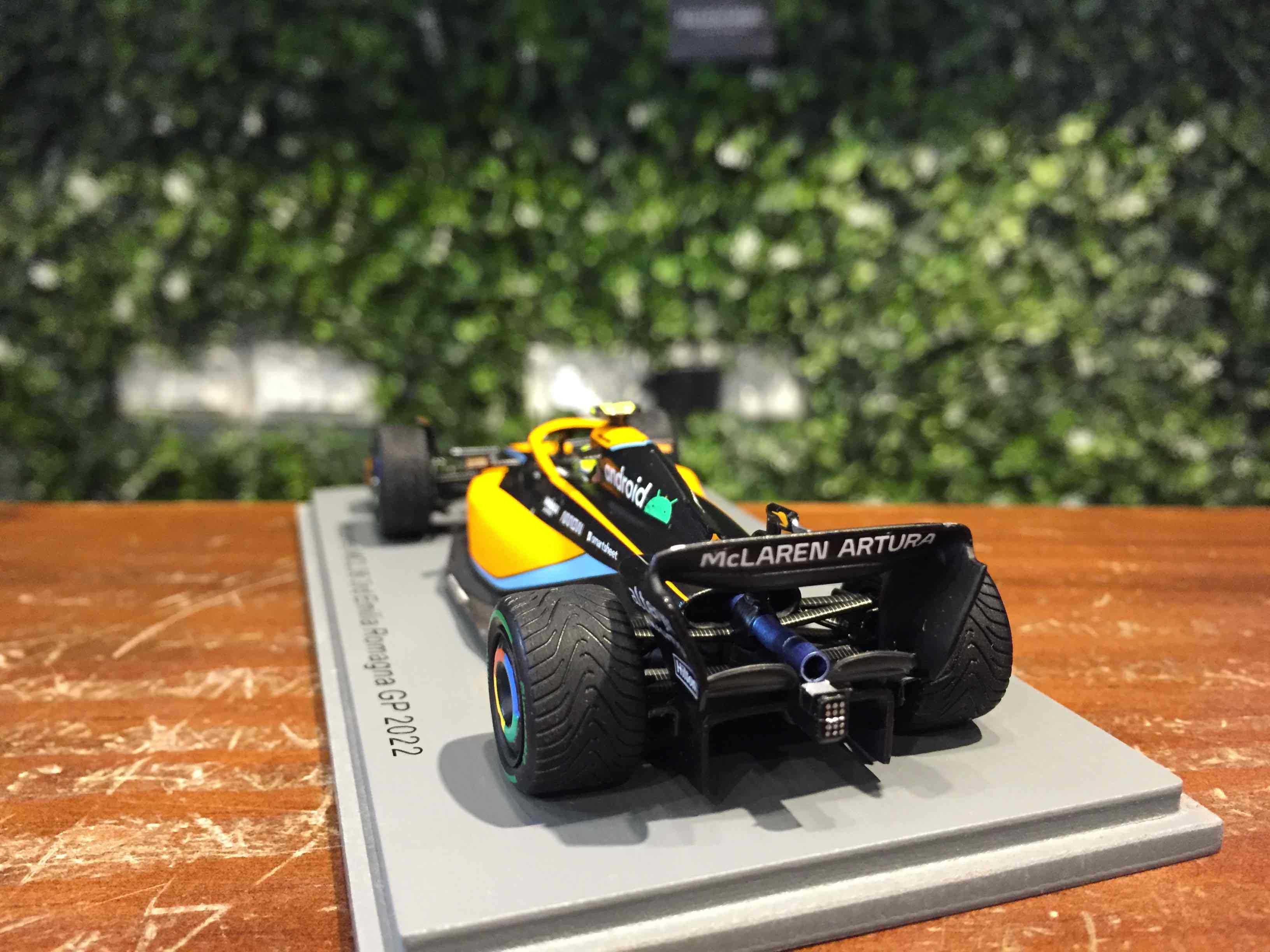 1/43 Spark McLaren MCL36 Lando Norris 3rd Romagna S8540【MGM】