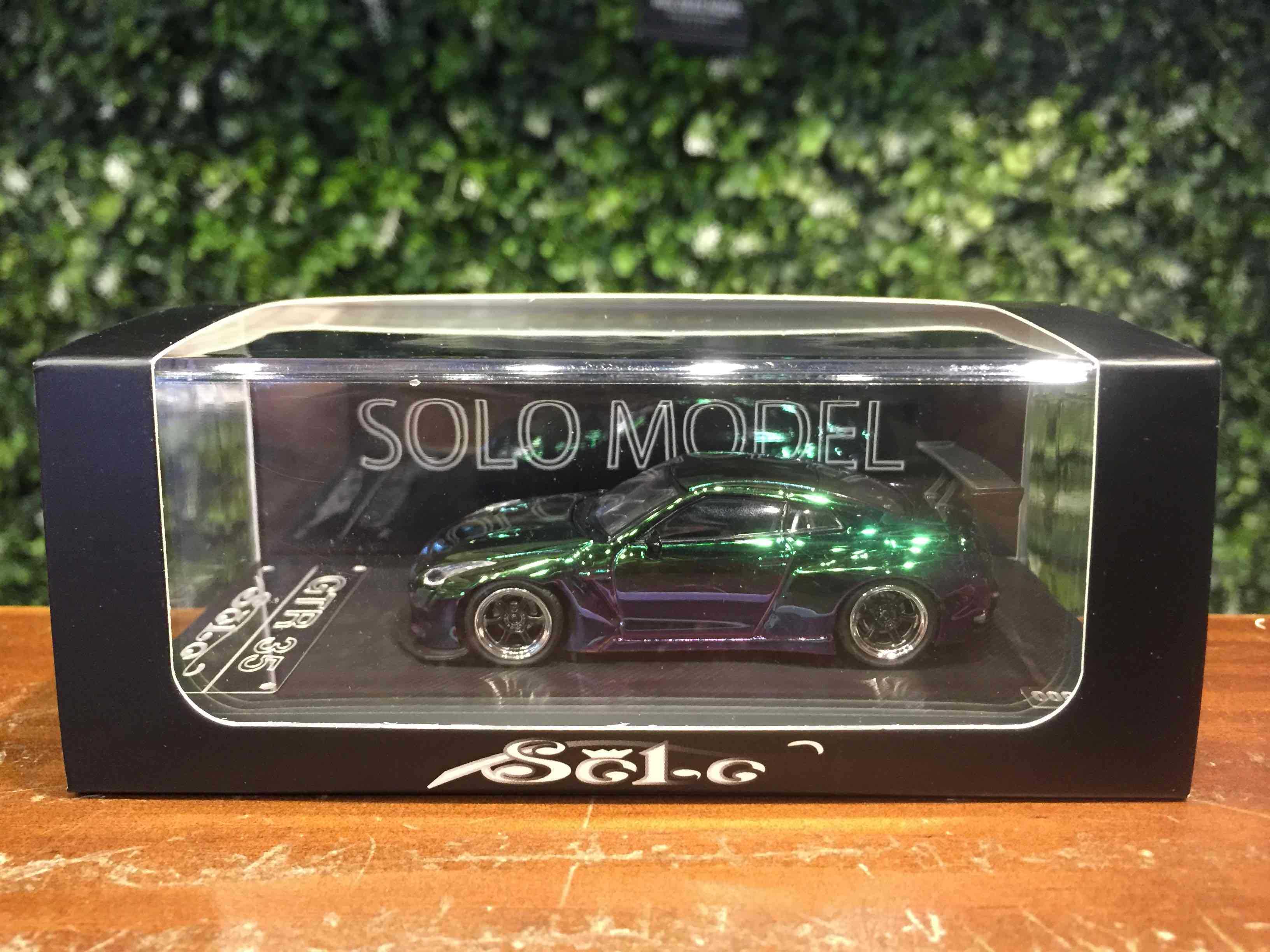 1/64 Solo Pandem Nissan GT-R (R35) Chrome Purple【MGM】