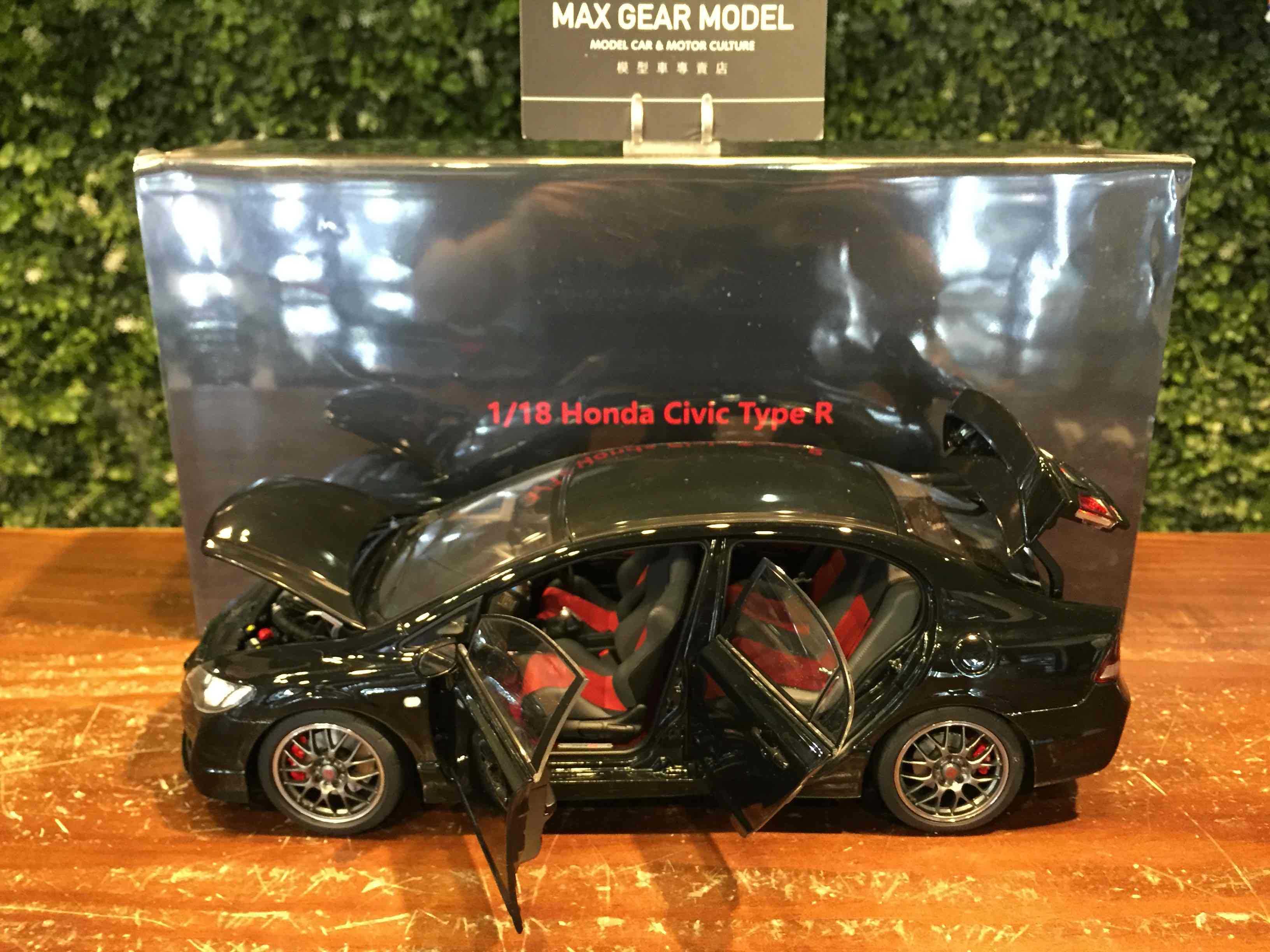 1/18 Well Honda Civic Type R (FD2) Black【MGM】