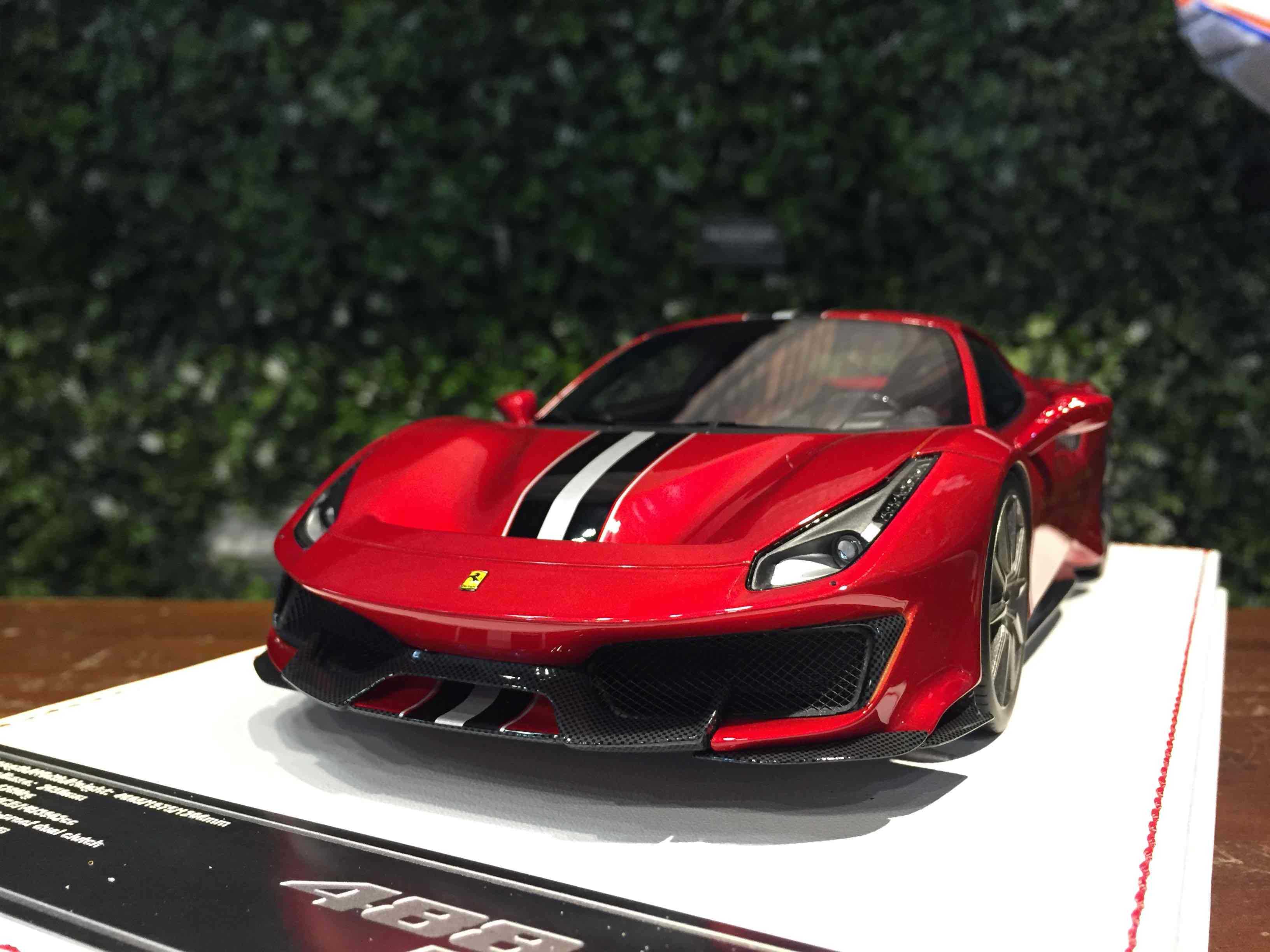 1/18 DinoModel Ferrari 488 Pista Rosso Fuoco FP005A【MGM】