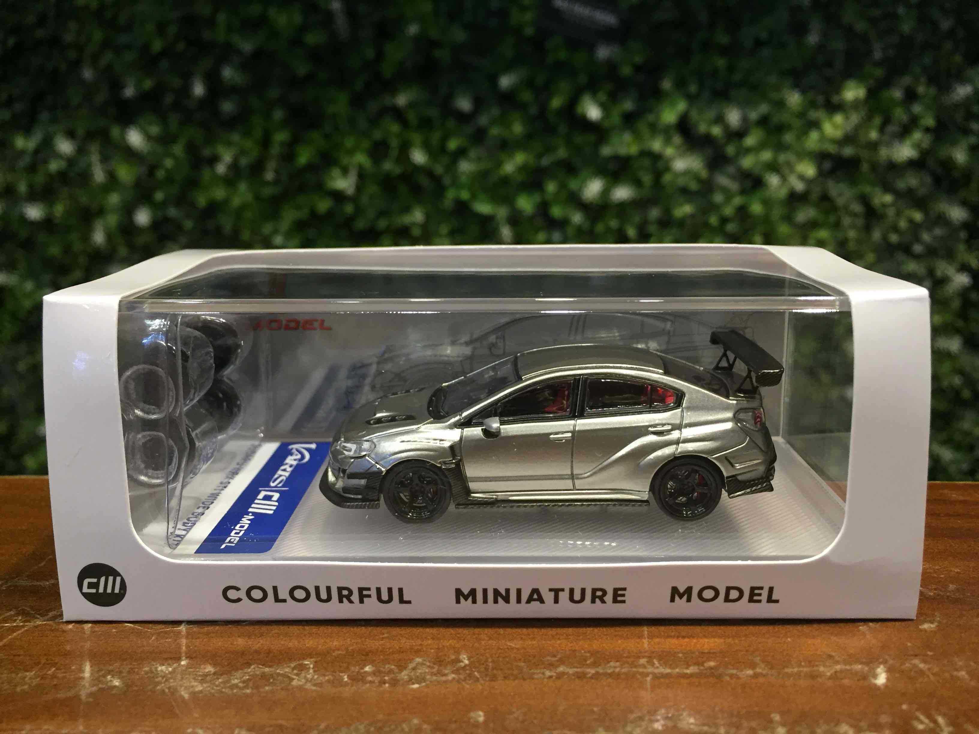 1/64 CM-Model Subaru WRX STI Varis Silver CM64STI04【MGM】