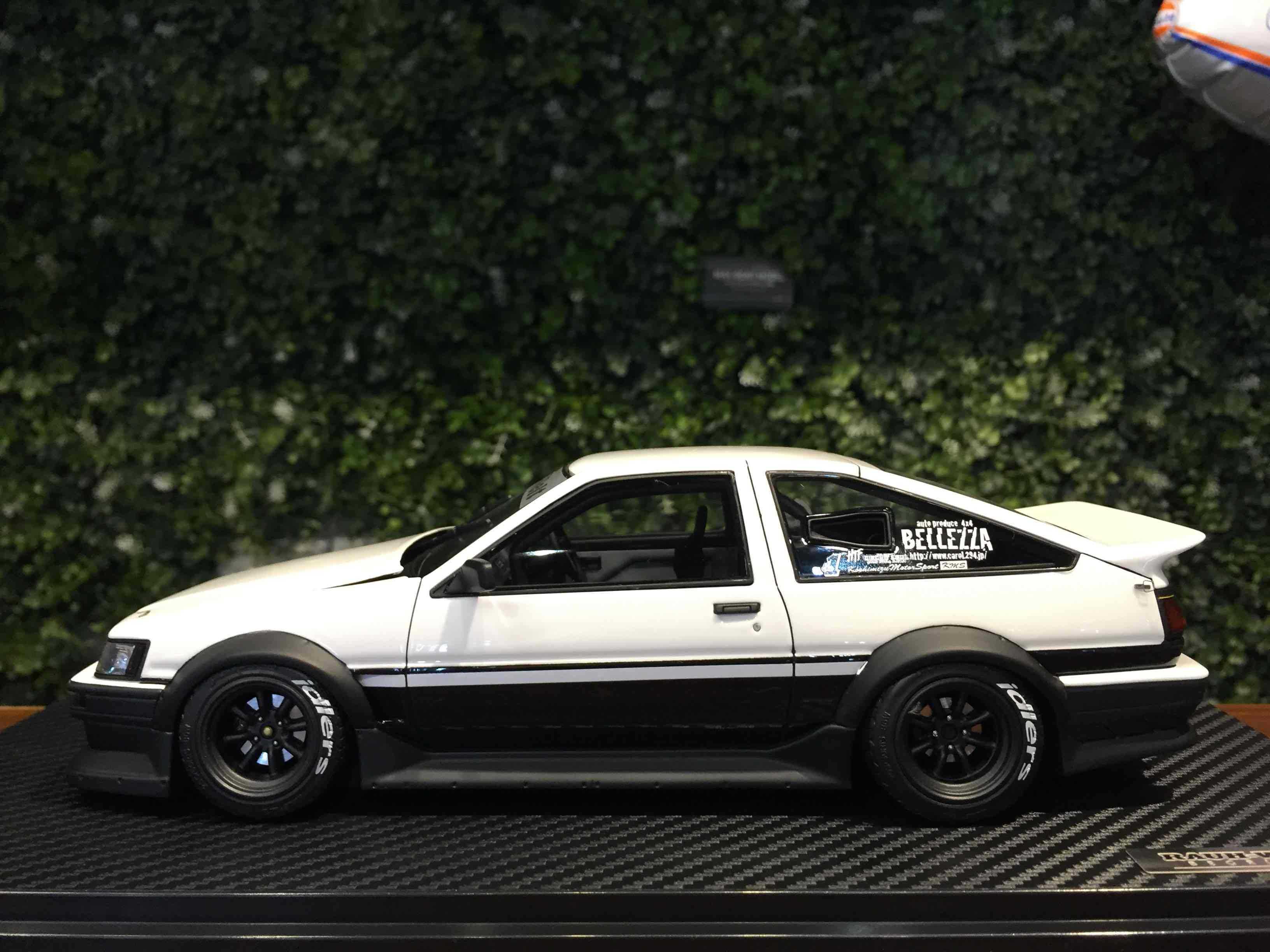 1/18 Ignition RWB Toyota AE86 White/Black IG2612【MGM