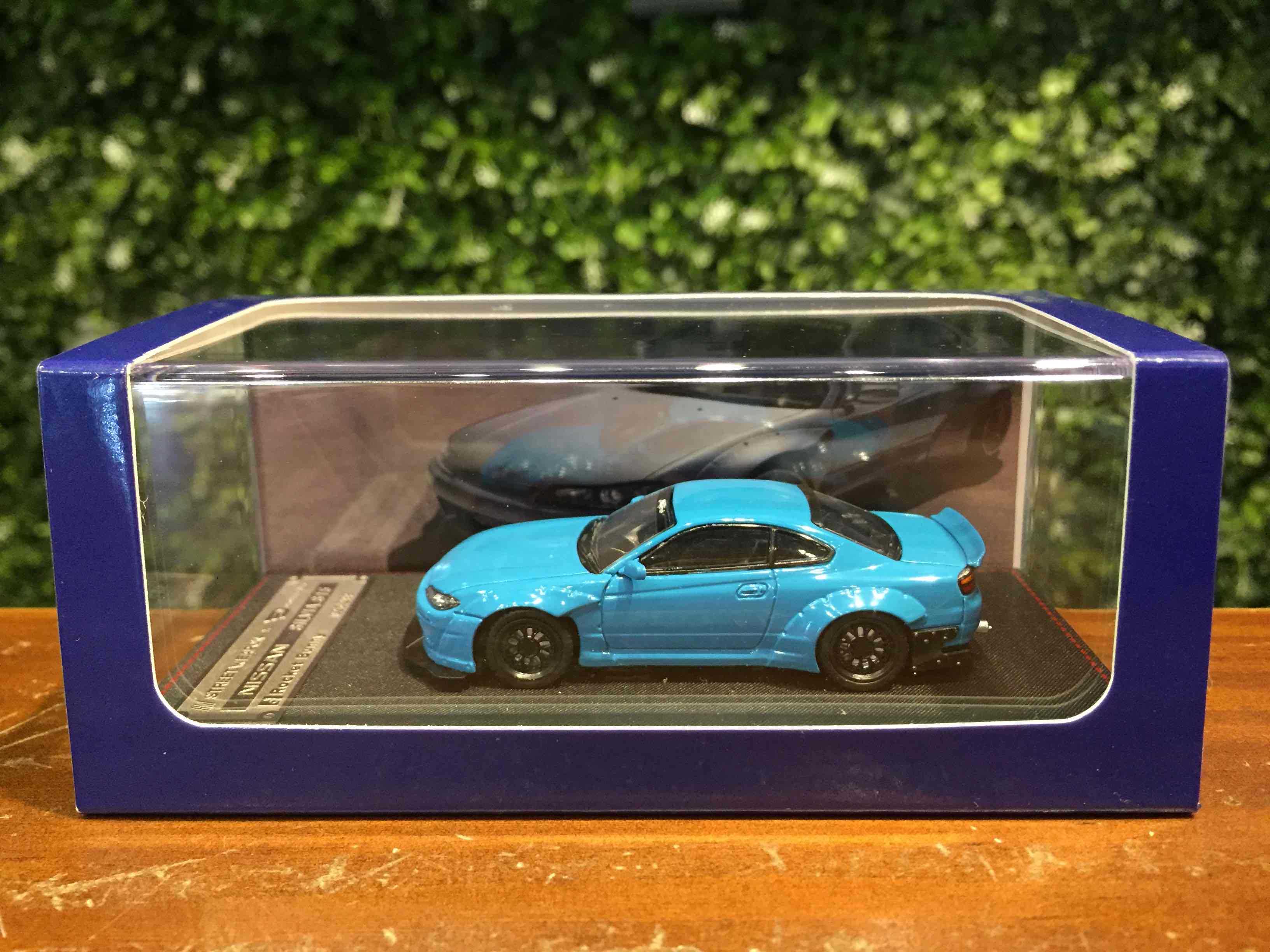 1/64 StreetWeapon Pandem Nissan Silvia S15 Blue【MGM】