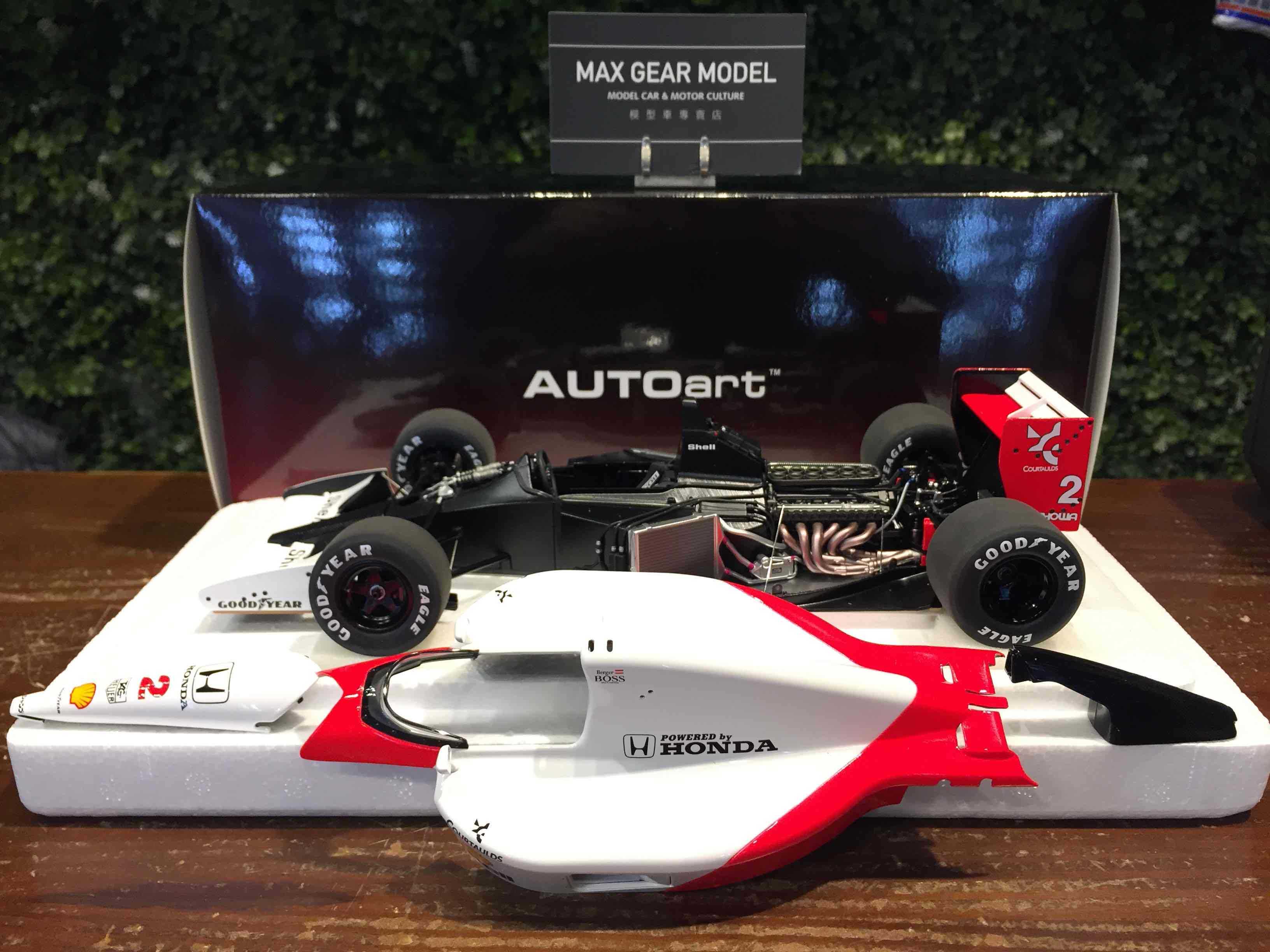 1/18 AUTOart McLaren Honda MP4/6 1991 G.Berger #2 89152【MGM】