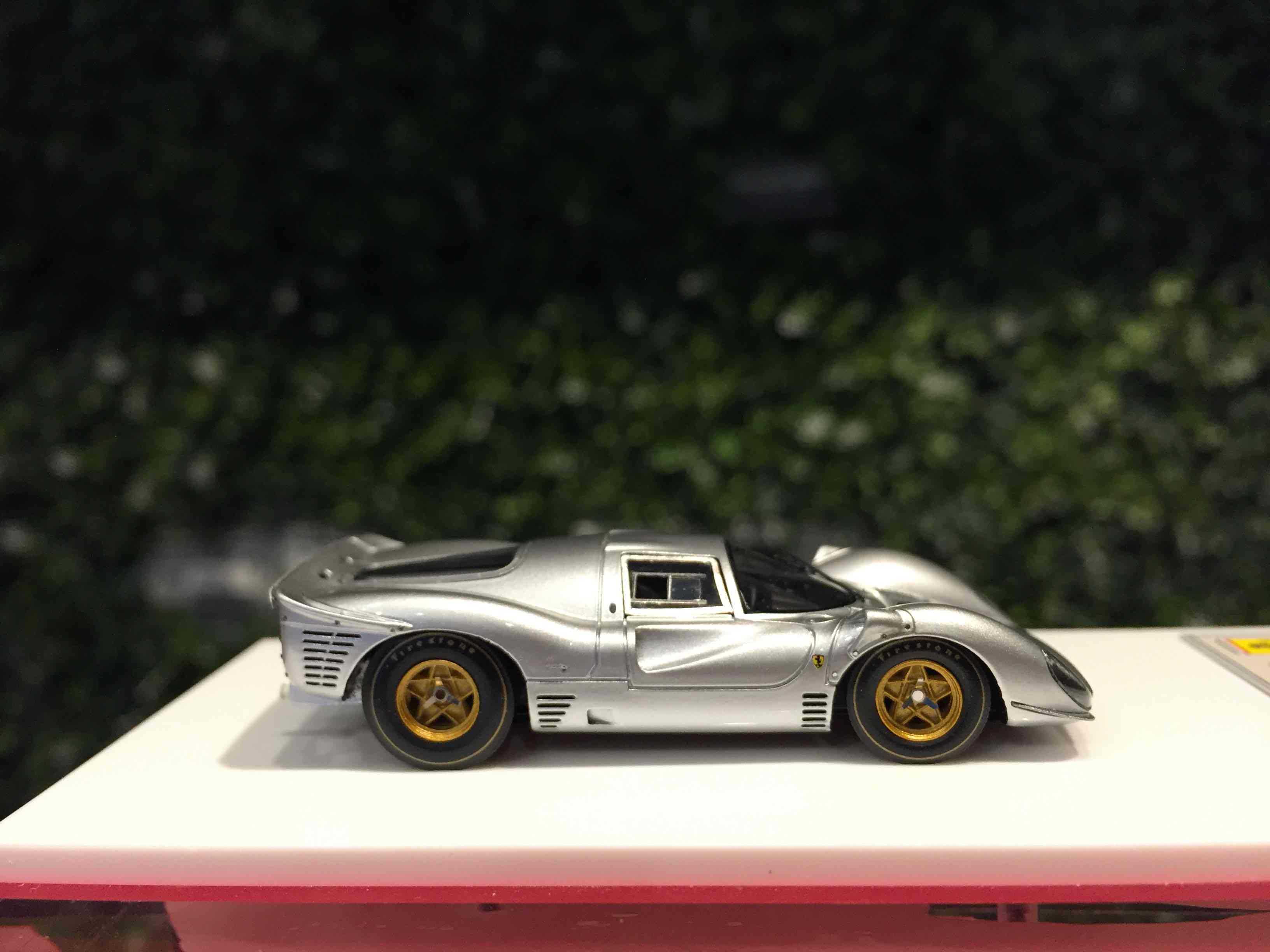 1/64 DMH Ferrari 330 P4 Silver DM64014【MGM】 - Max Gear Model