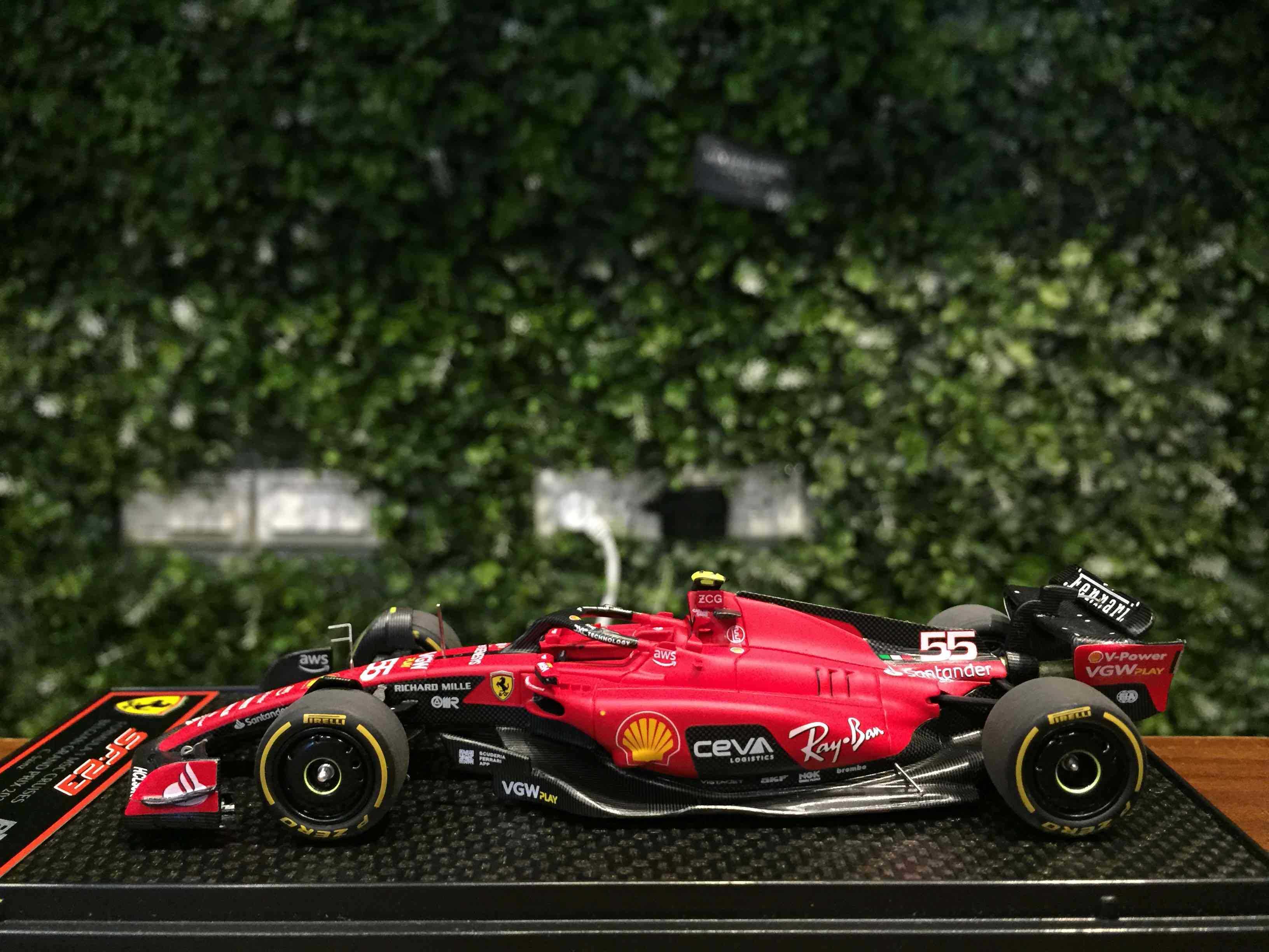 1/43 BBR Ferrari SF23 Carlo Sainz Belgium 2023 BBRC289B【MGM】