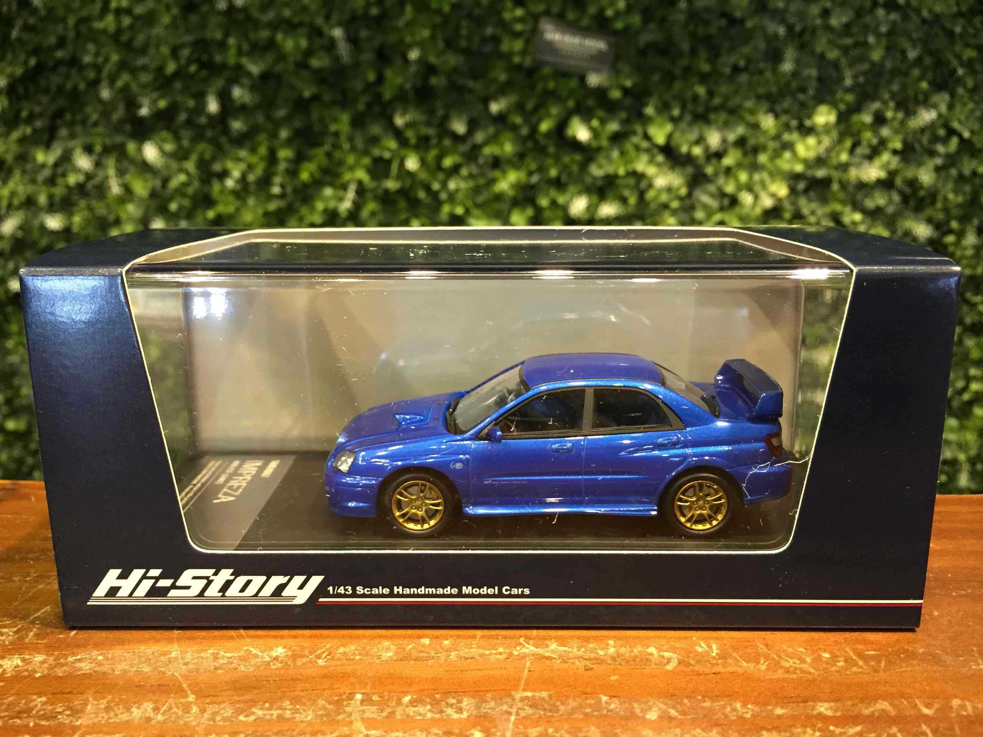 1/43 Hi-Story Subaru Impreza WRX STI 2002 Blue HS433BL【MGM】