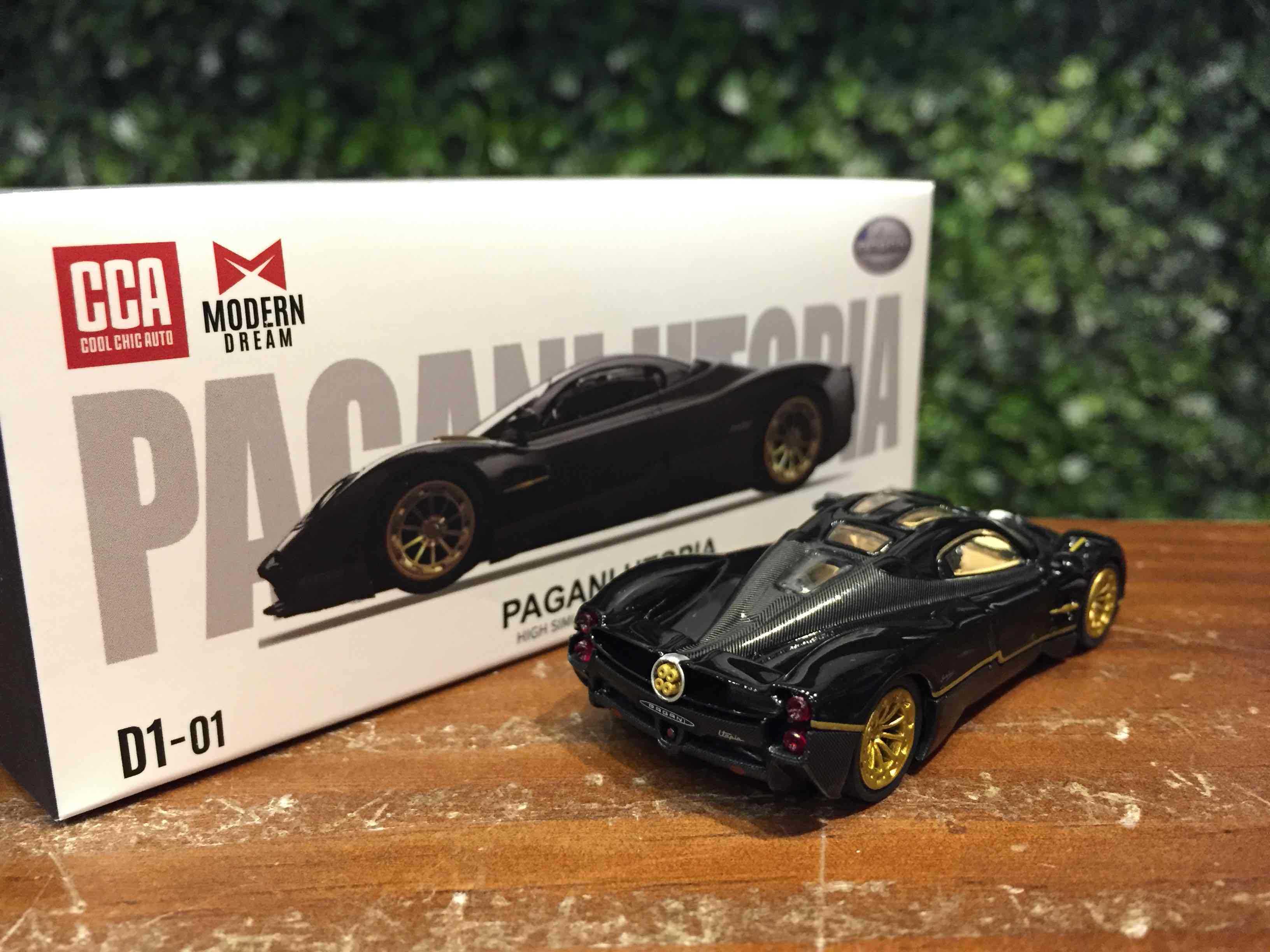 1/64 TimeModel Pagani Utopia Black MDM646601【MGM】