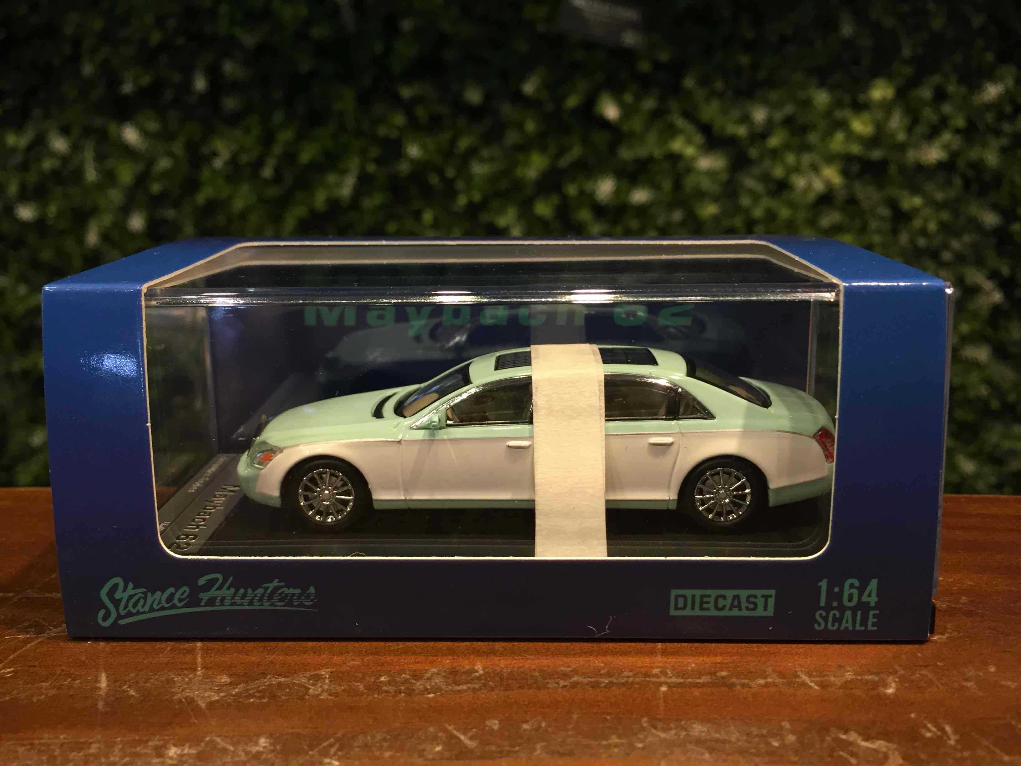 1/64 StanceHunter Mercedes-Maybach 62 Tiffany/White【MGM】