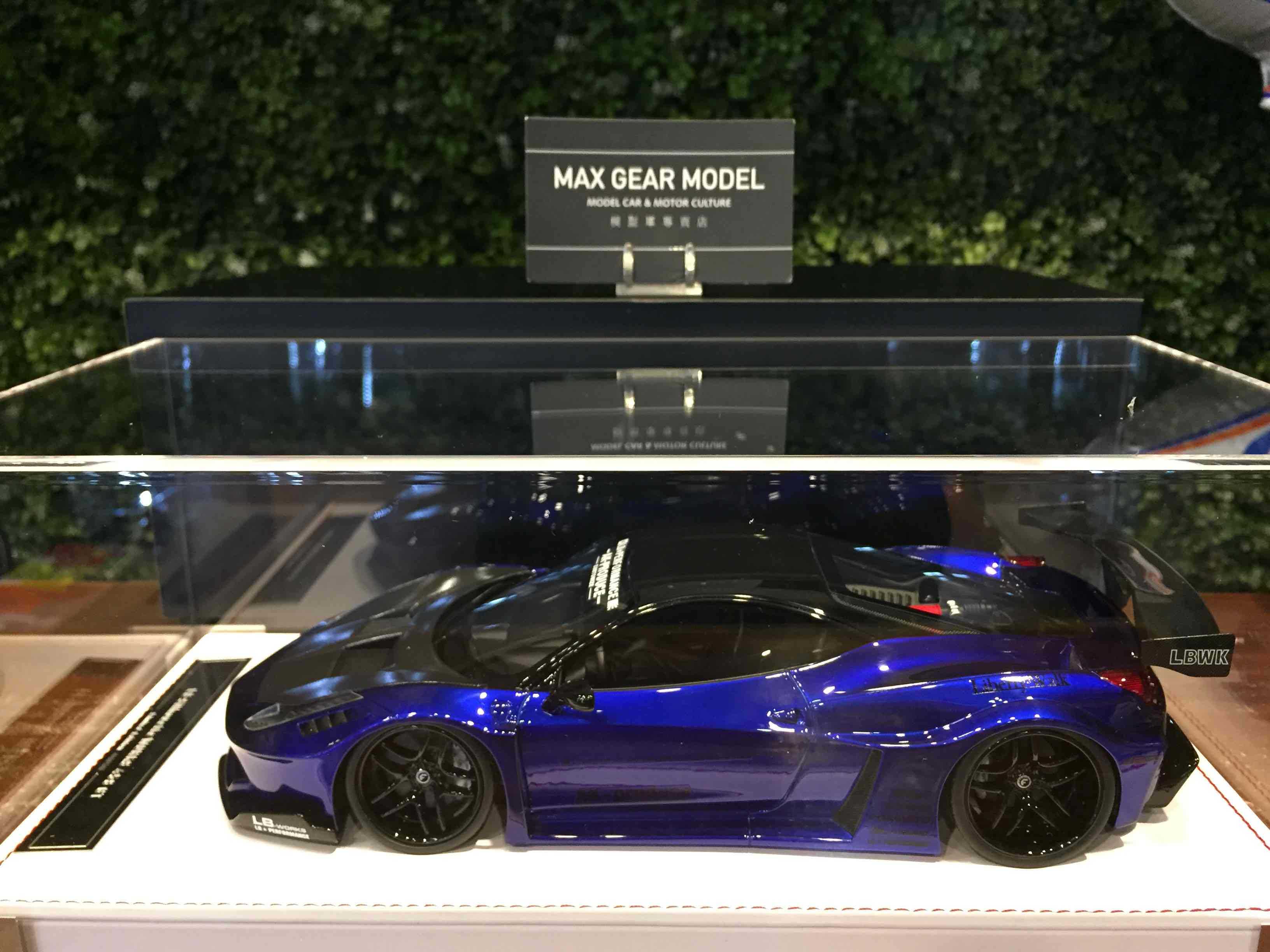 1/18 IVY LBWK Ferrari 458 GT Blue MET【MGM】