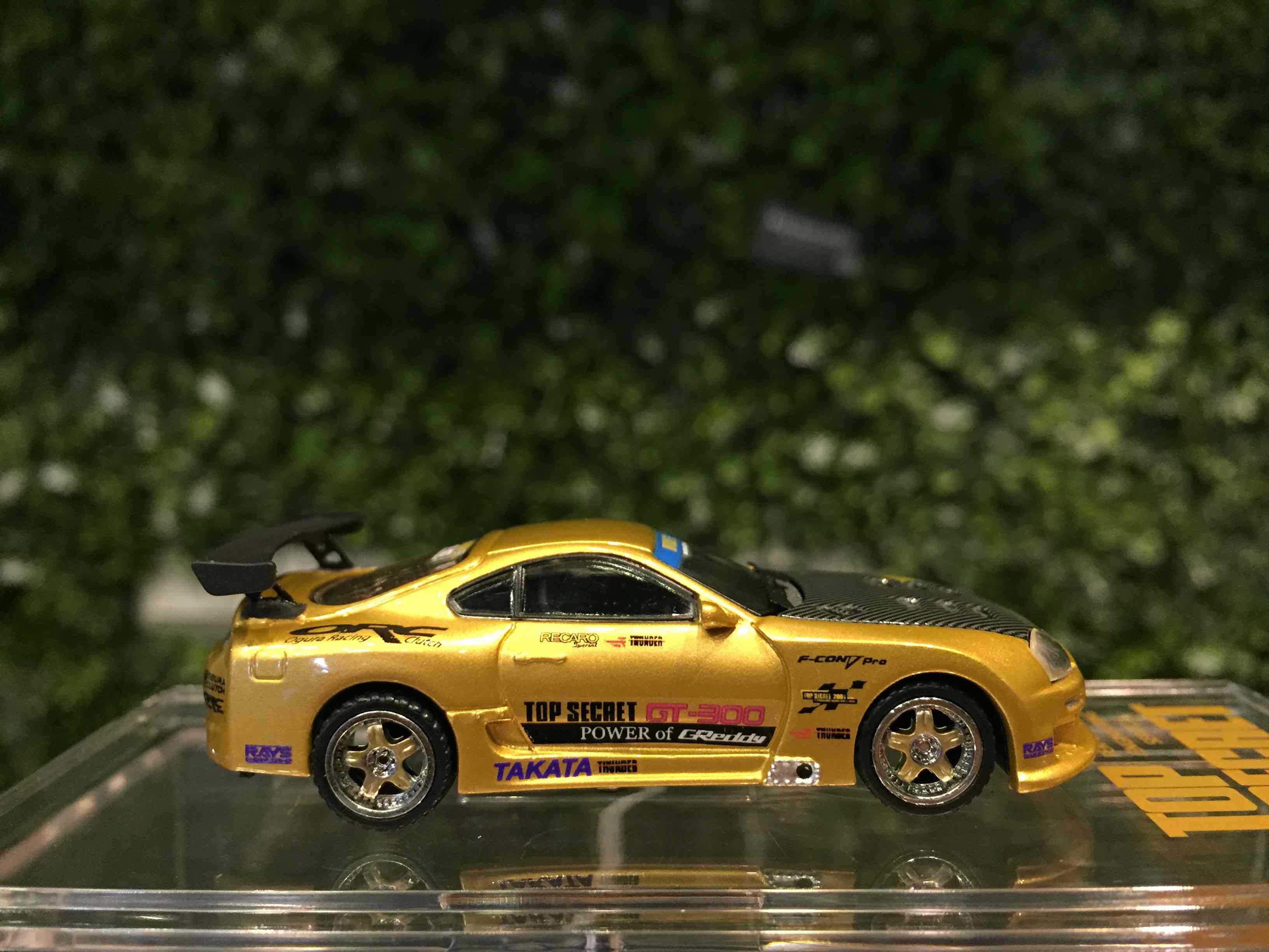 1/64 BMC Toyota Supra (JZA80) Top Secret Gold 64B0429【MGM】