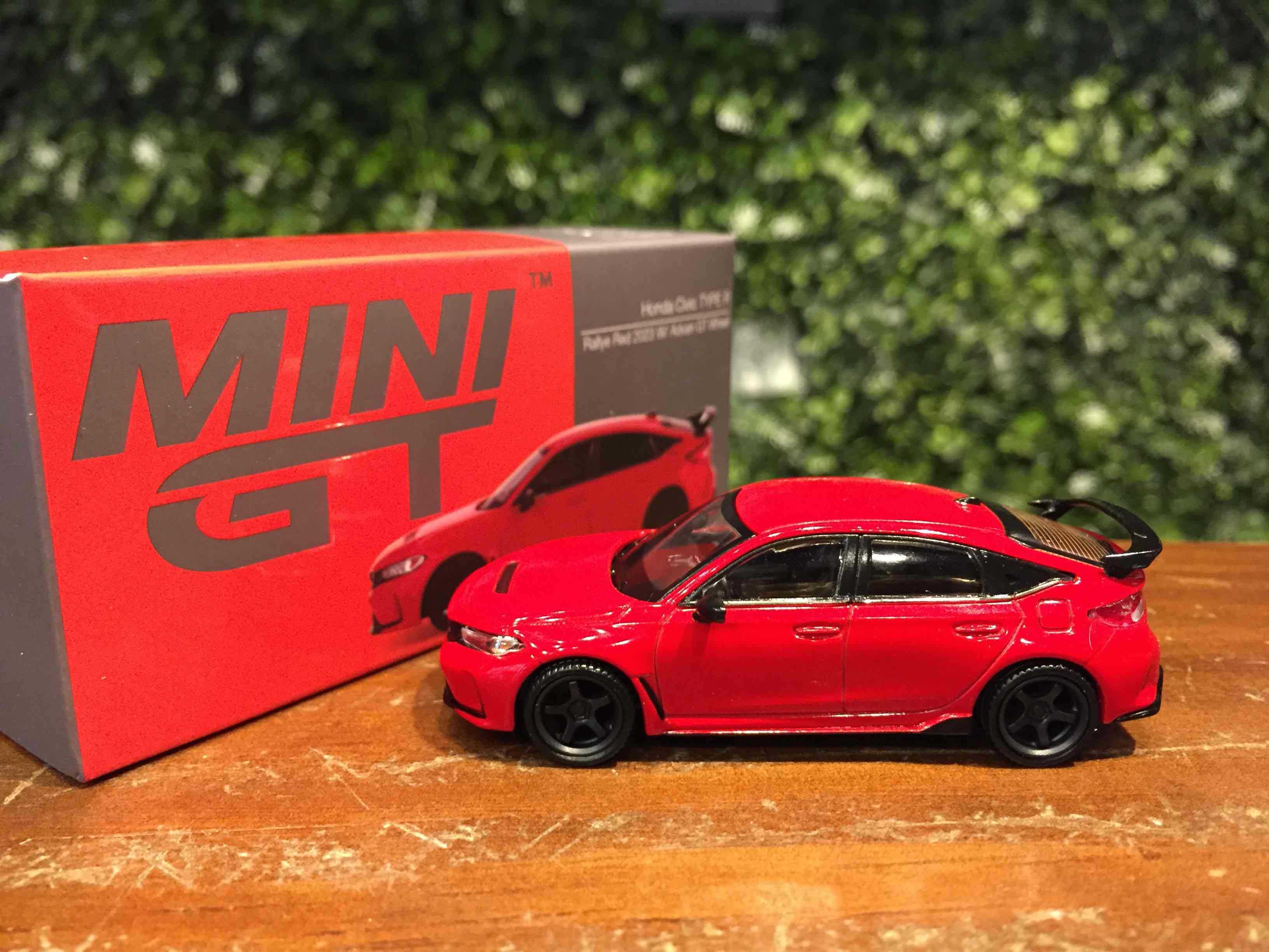 1/64 MiniGT Honda Civic Type R (FL5) Red 2023 MGT00546L【MGM】