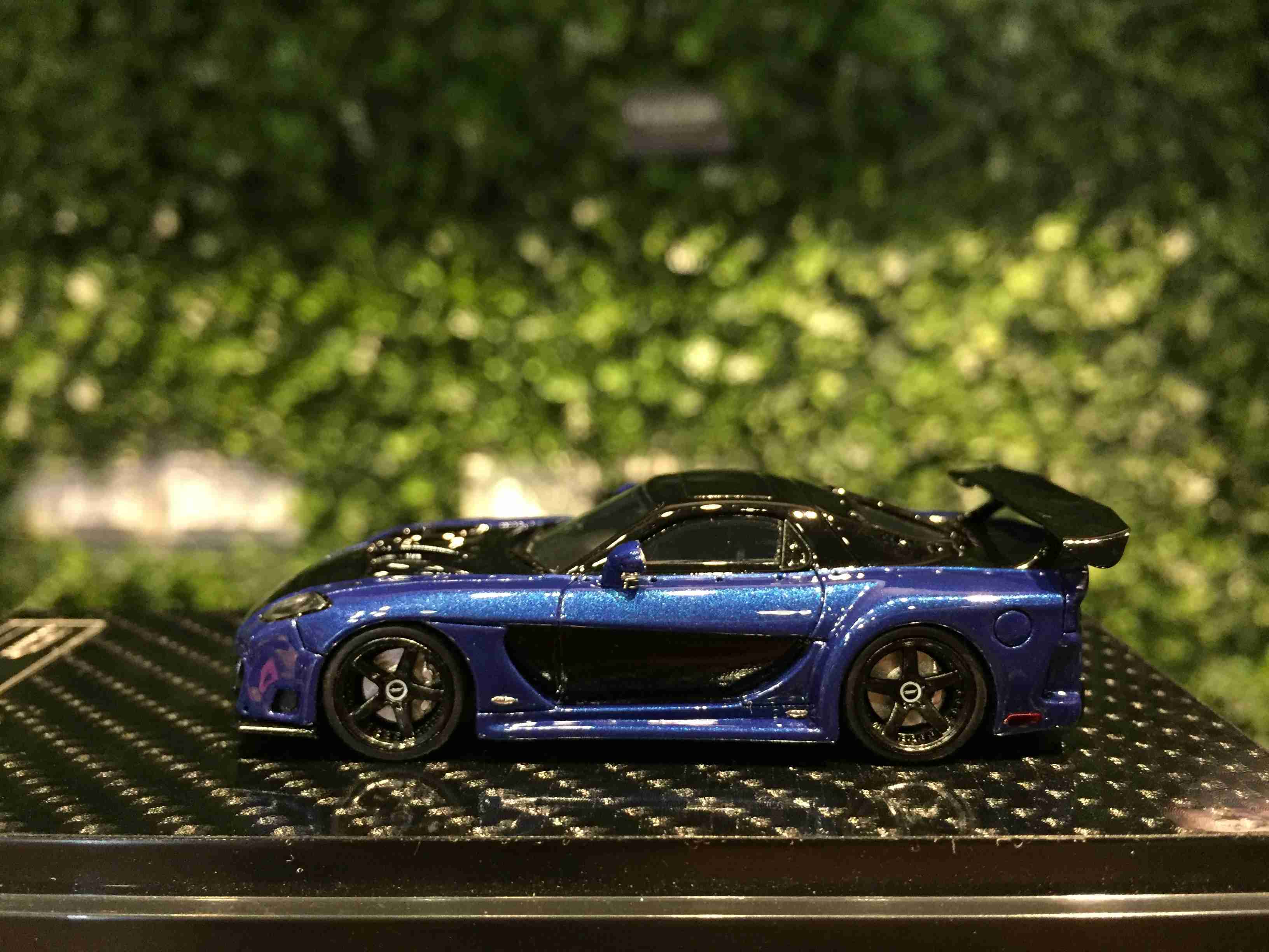 1/64 YM-Model Veilside Fortune 7 Mazda RX-7 Blue【MGM】