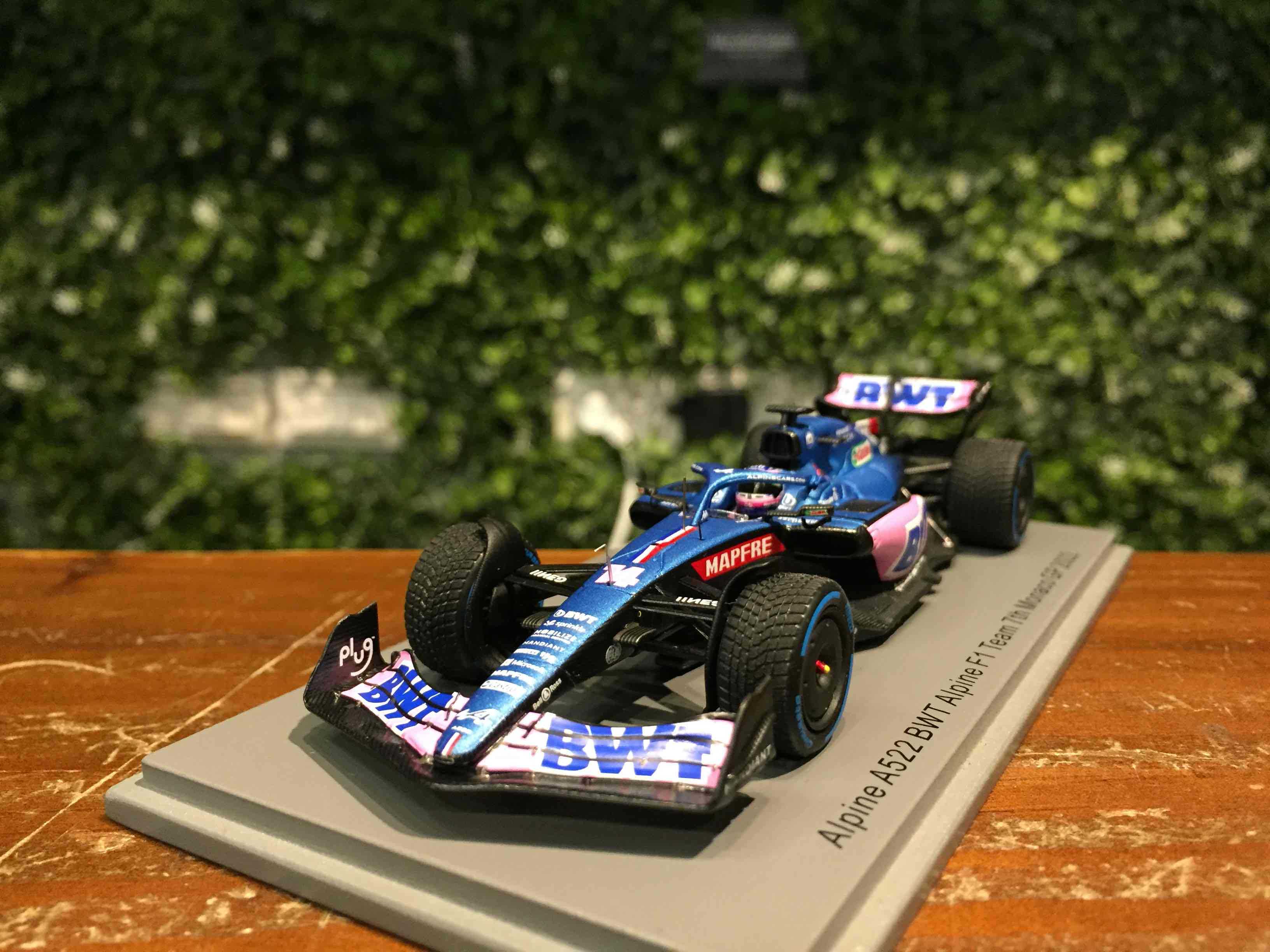 1/43 Spark Alpine A522 Fernando Alonso 7th Monaco S8520【MGM】