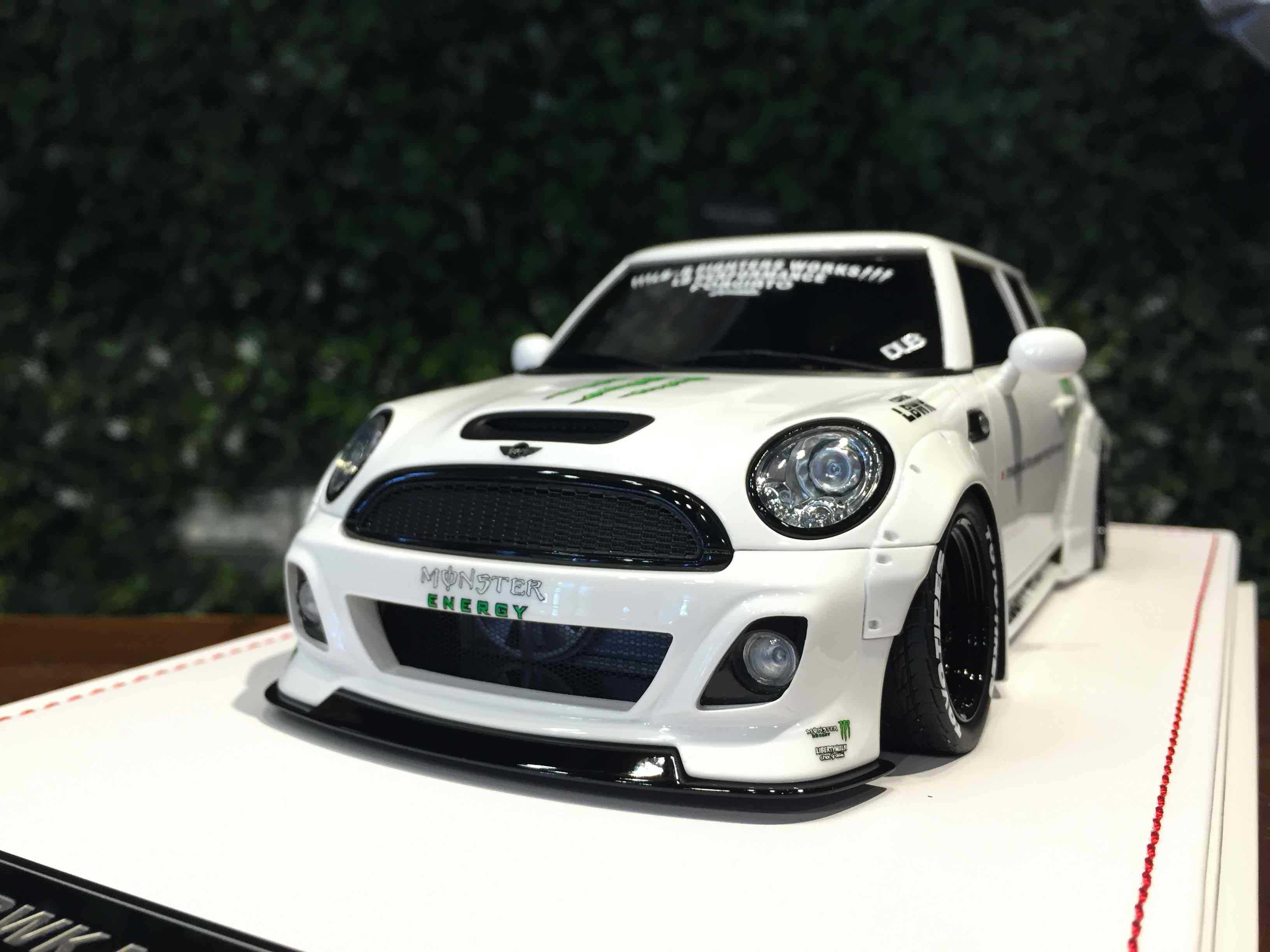 1/18 IVY LBWK Mini Cooper Monster White IM1823G【MGM】