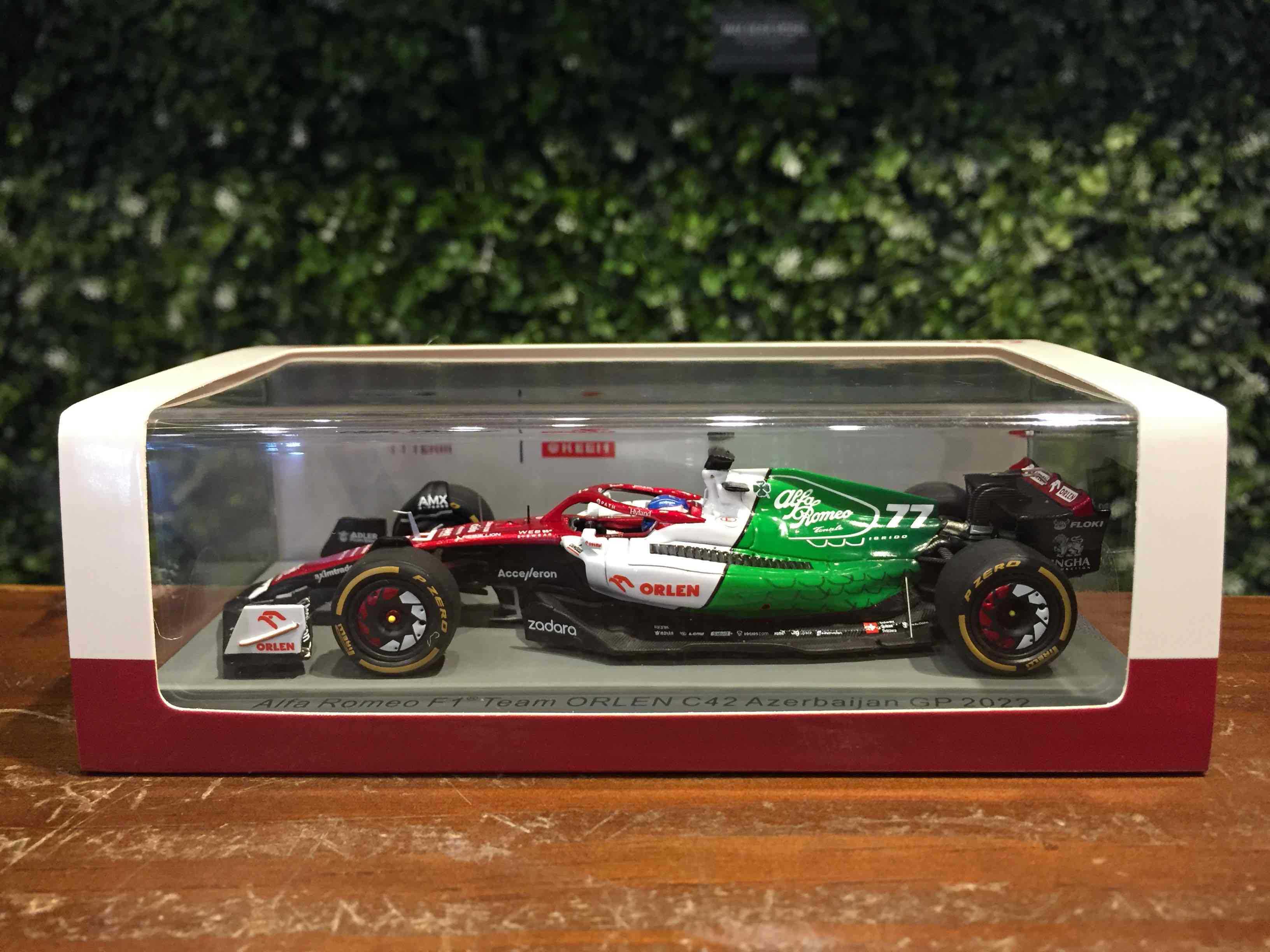 1/43 Spark Alfa Romeo C42 Valtteri Bottas GP 2022 S8539【MGM】