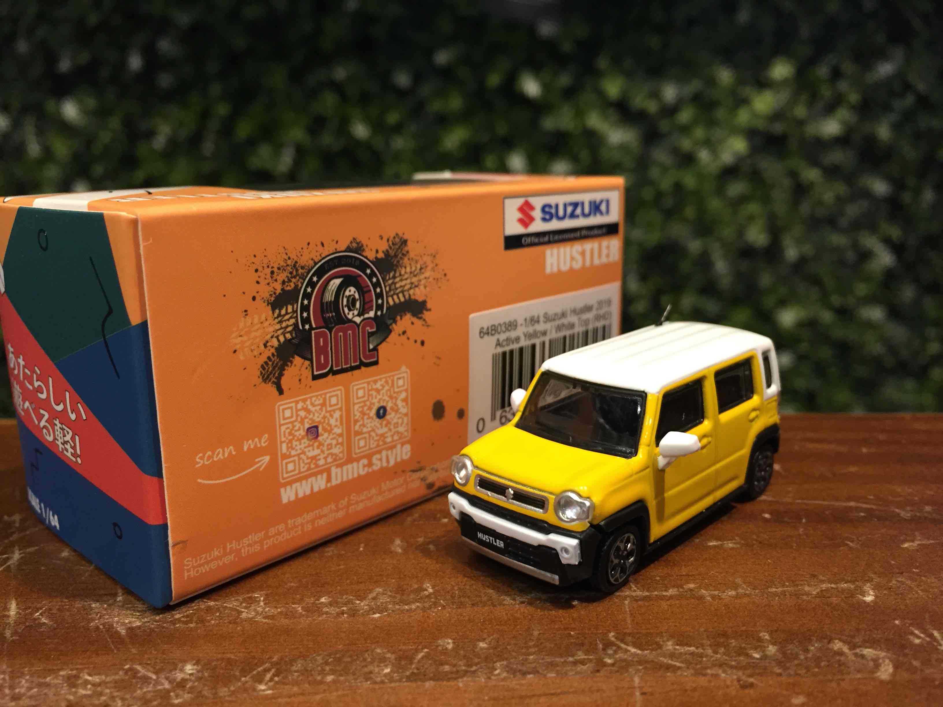 1/64 BMC Suzuki Hustler 2016 Active Yellow 64B0389【MGM】