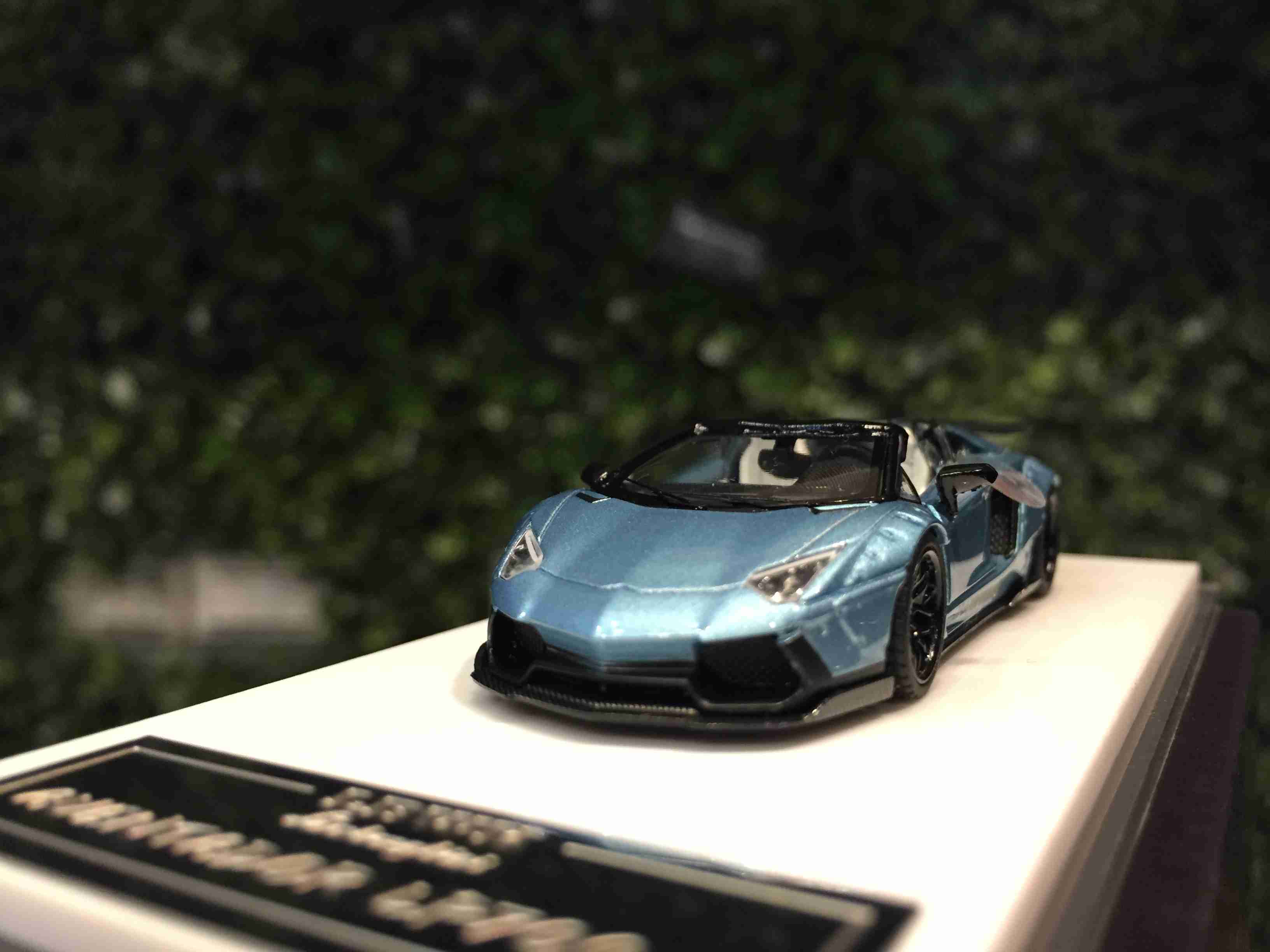 1/64 TPC LBWK Lamborghini Aventador Roadster Ice Blue/BK【MGM