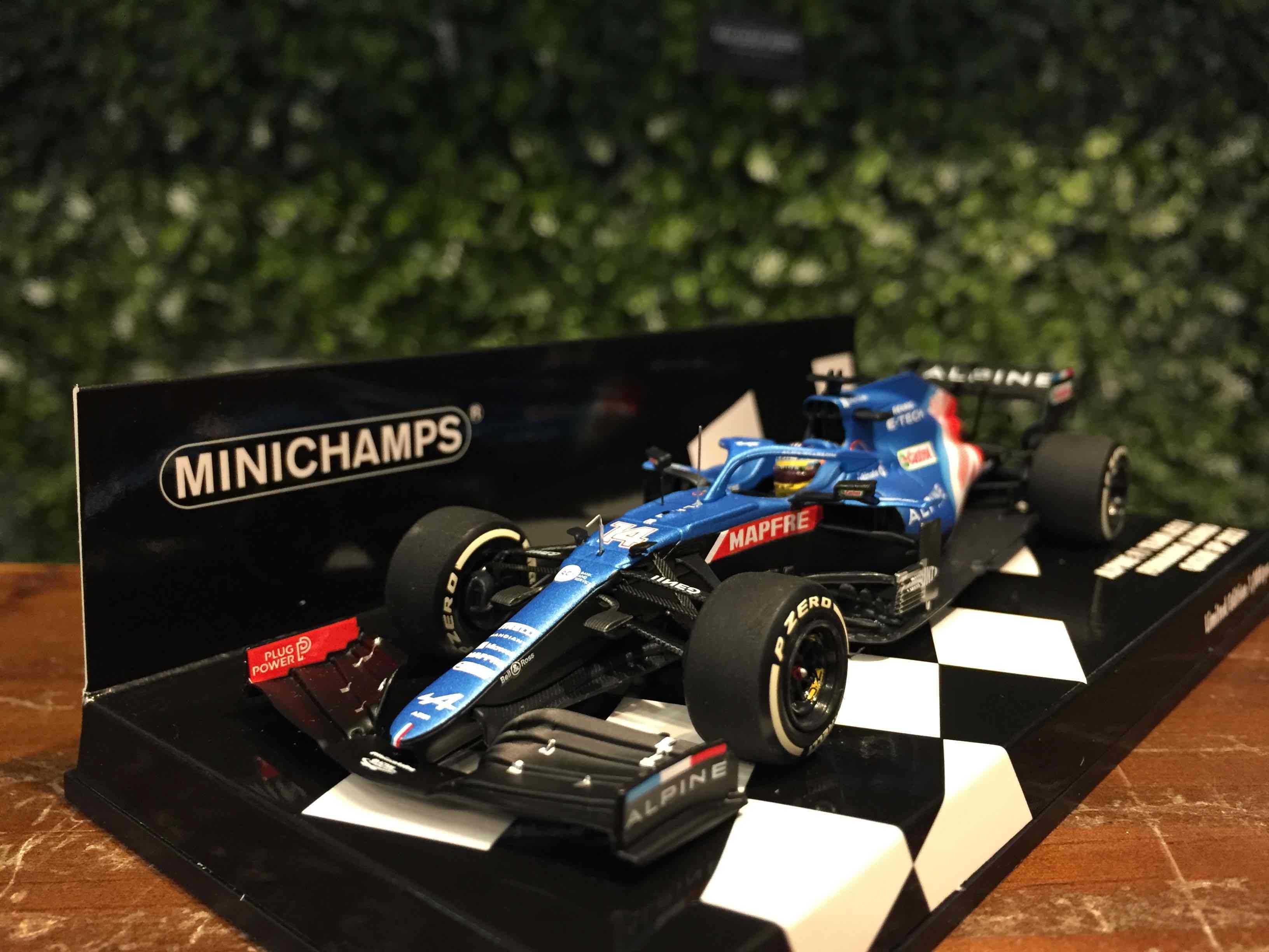 1/43 Minichamps Alpine A521 F.Alonso 3rd 2021 417212114【MGM】