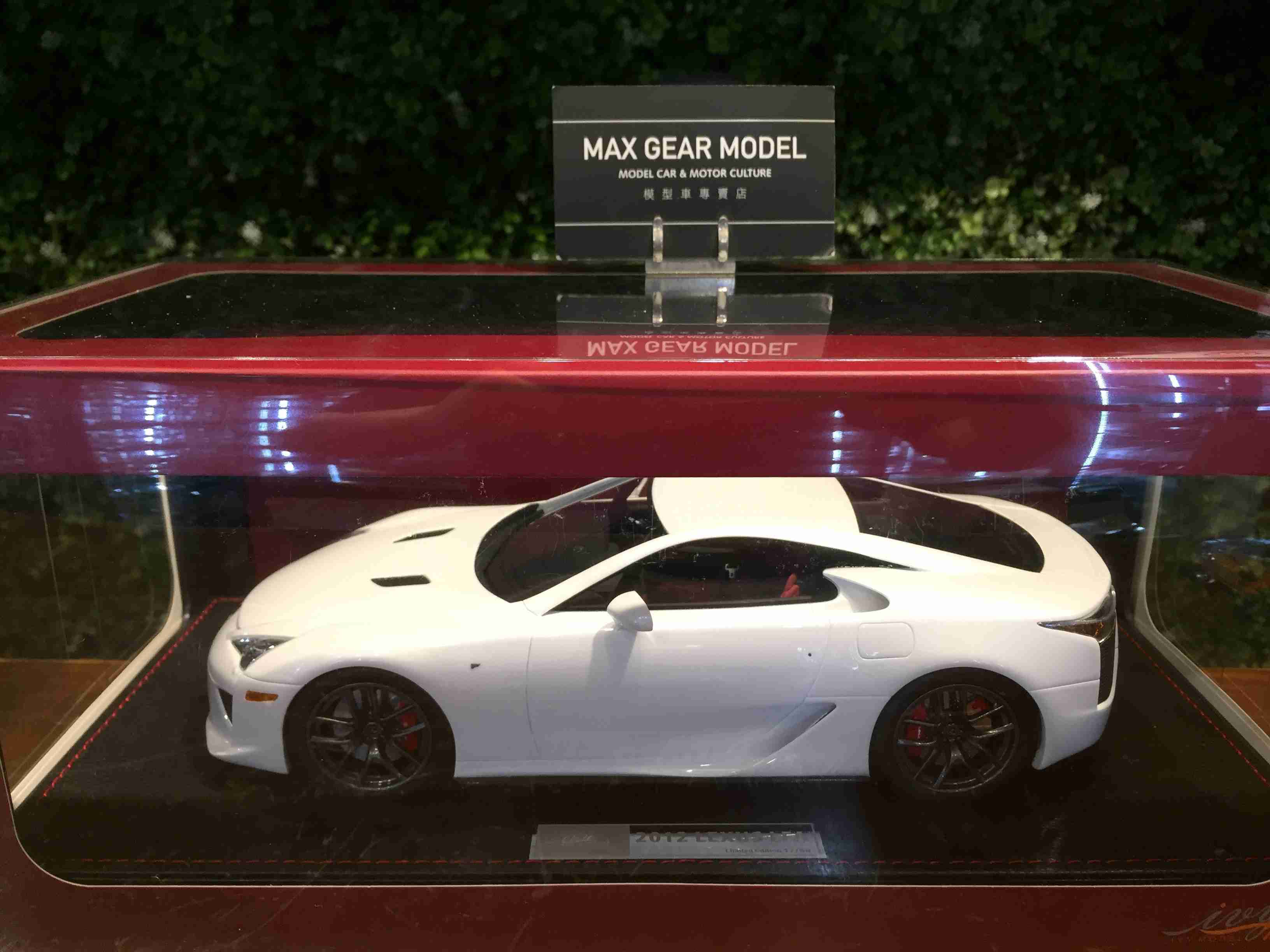 1/18 IVY Lexus LFA 2012 Pearl White【MGM】